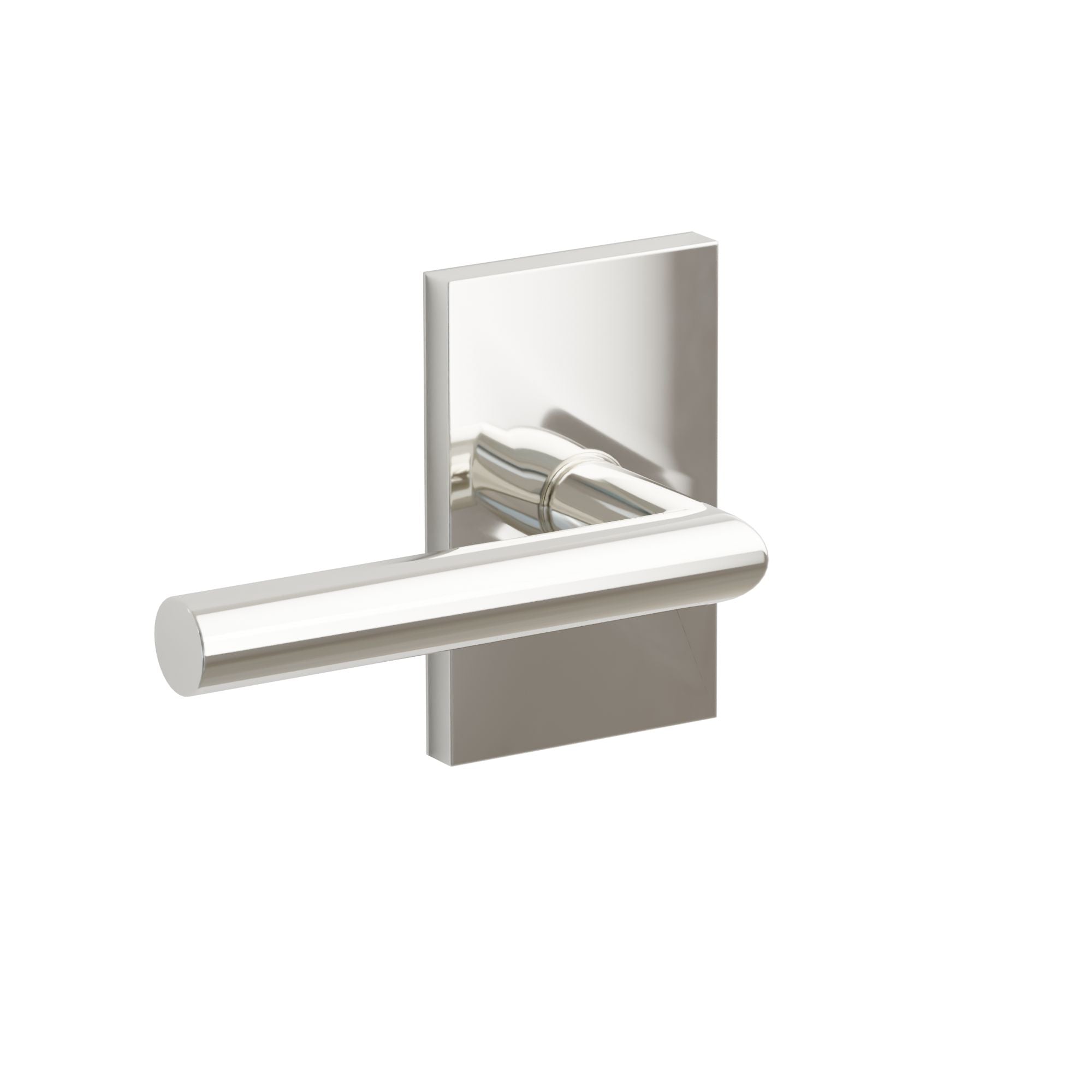 Emtek Stuttgart Lever Set with Modern Rectangular Rosette
