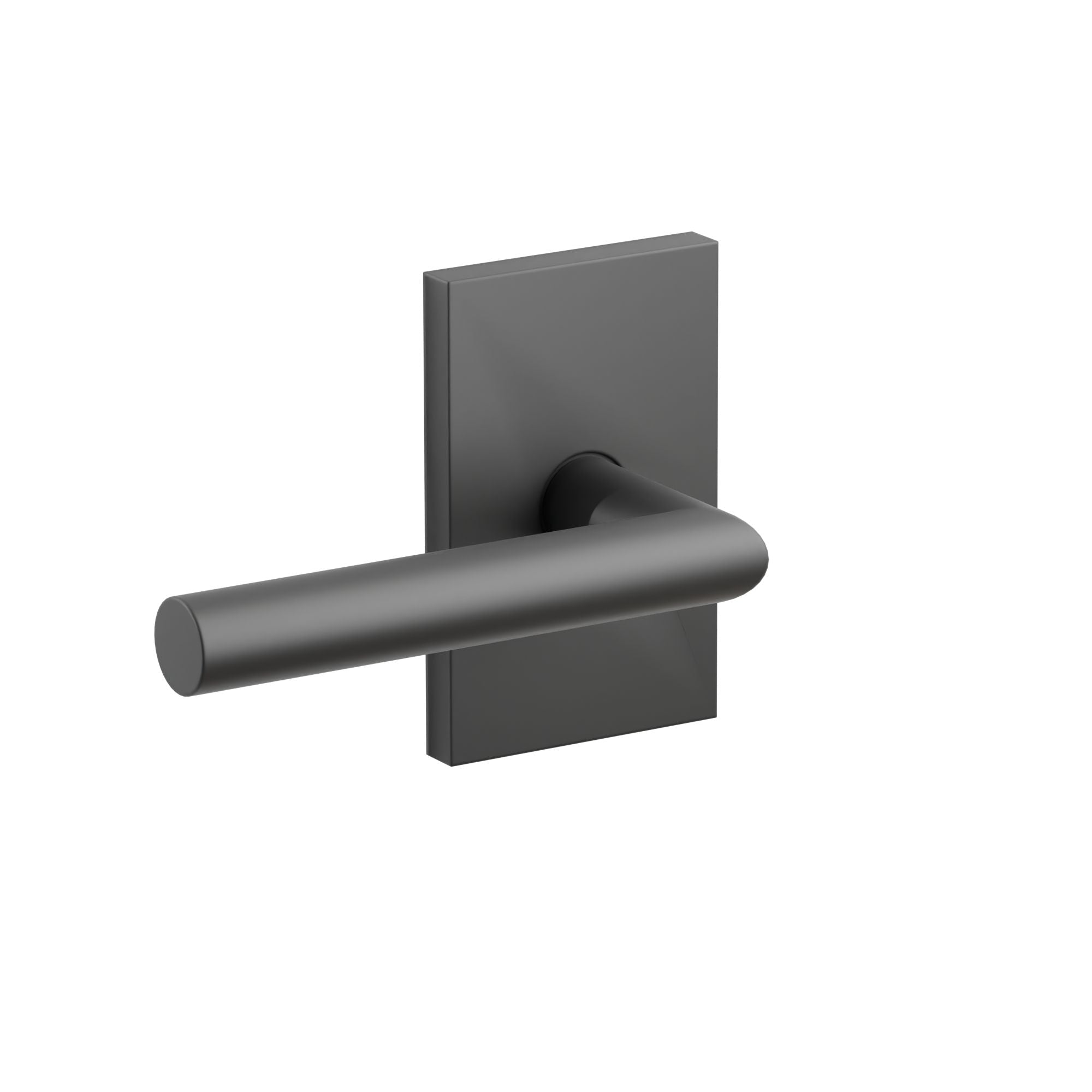 Emtek Concealed Fastener Stuttgart Lever Set With Modern Rectangular Rosette