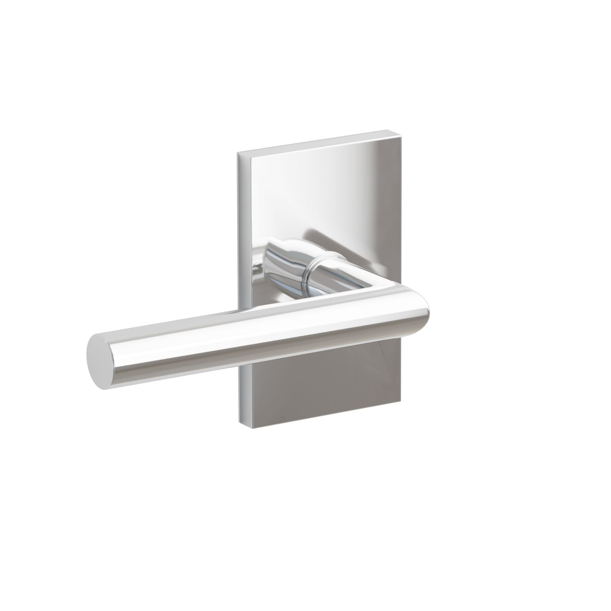 Emtek Stuttgart Lever Set with Modern Rectangular Rosette