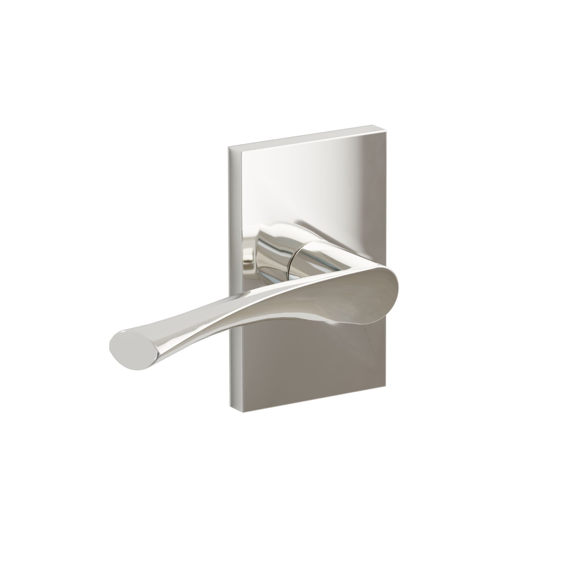 Emtek Turino Lever Set with Modern Rectangular Rosette