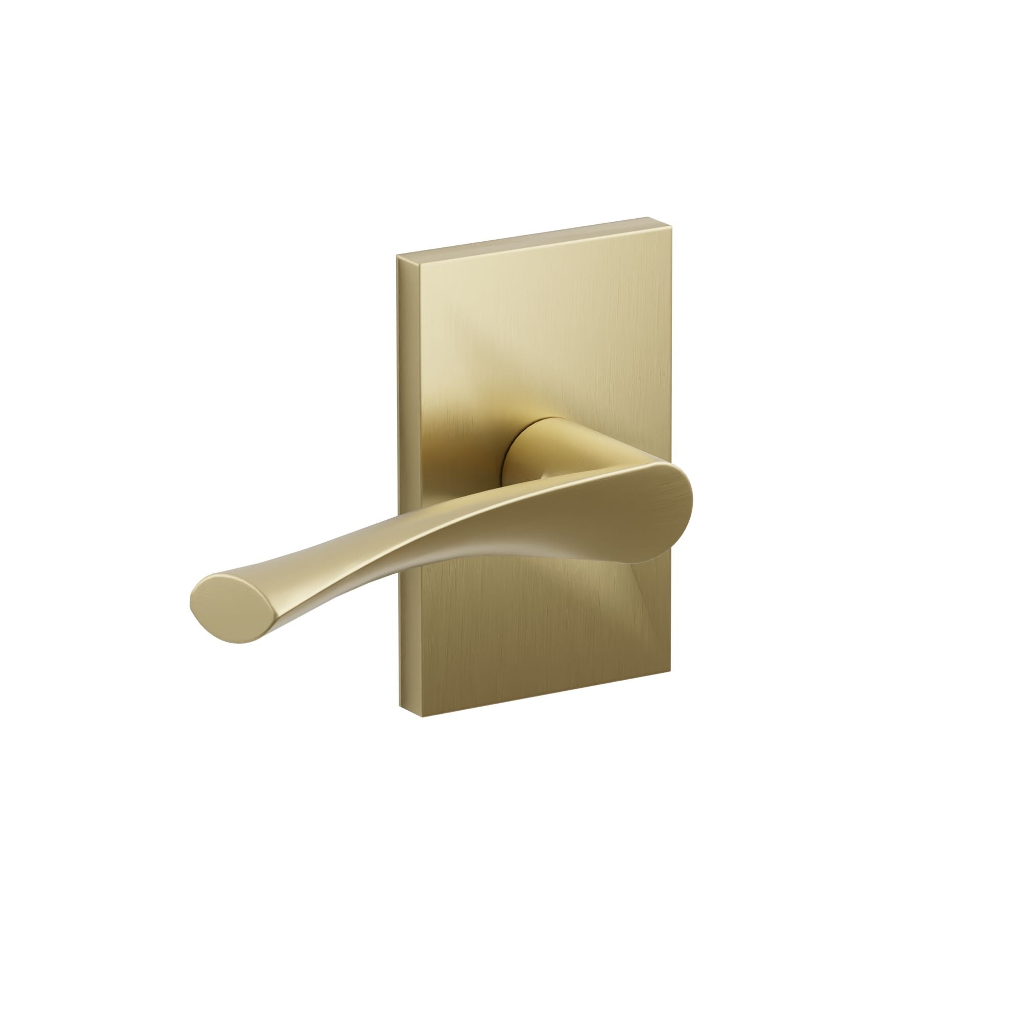 Emtek Turino Lever Set with Modern Rectangular Rosette