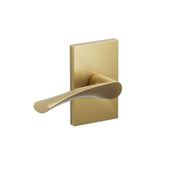 Emtek Stuttgart Lever Set with Modern Rectangular Rosette