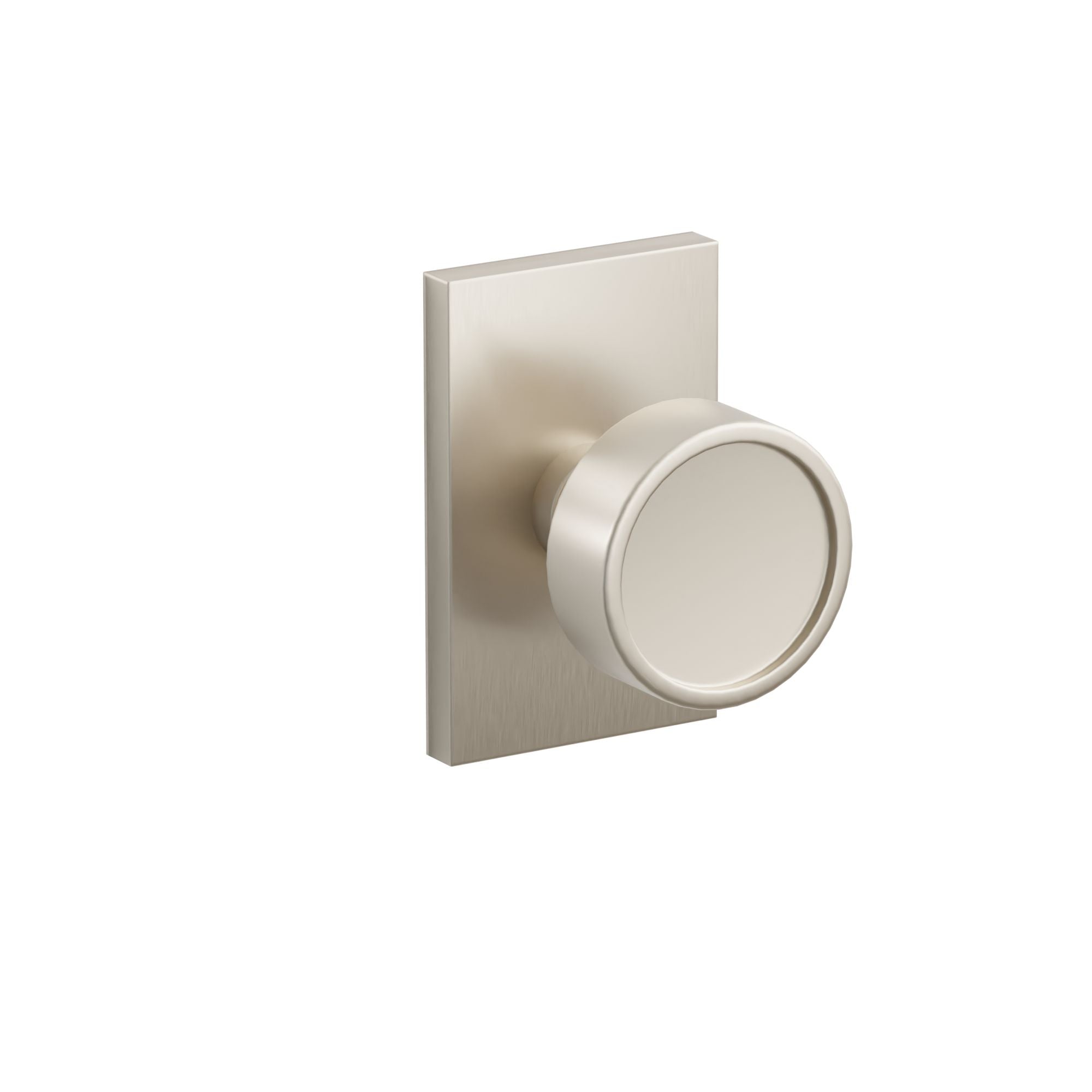 Emtek Verve Knob Set with Modern Rectangular Rosette
