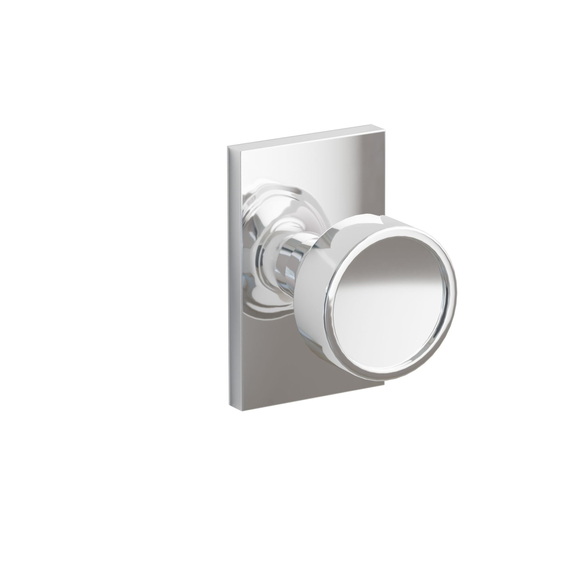 Emtek Verve Knob Set with Modern Rectangular Rosette