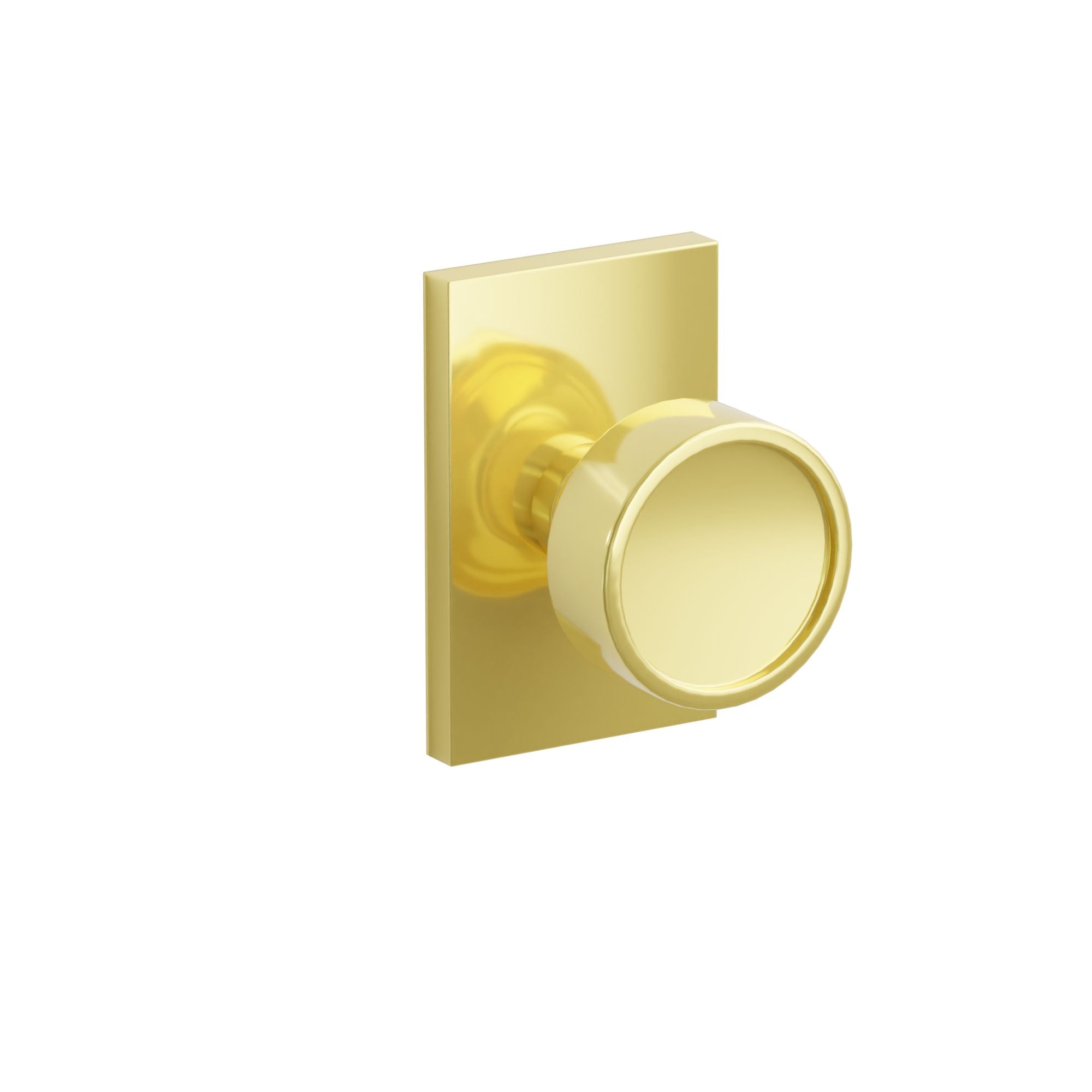 Emtek Verve Knob Set with Modern Rectangular Rosette