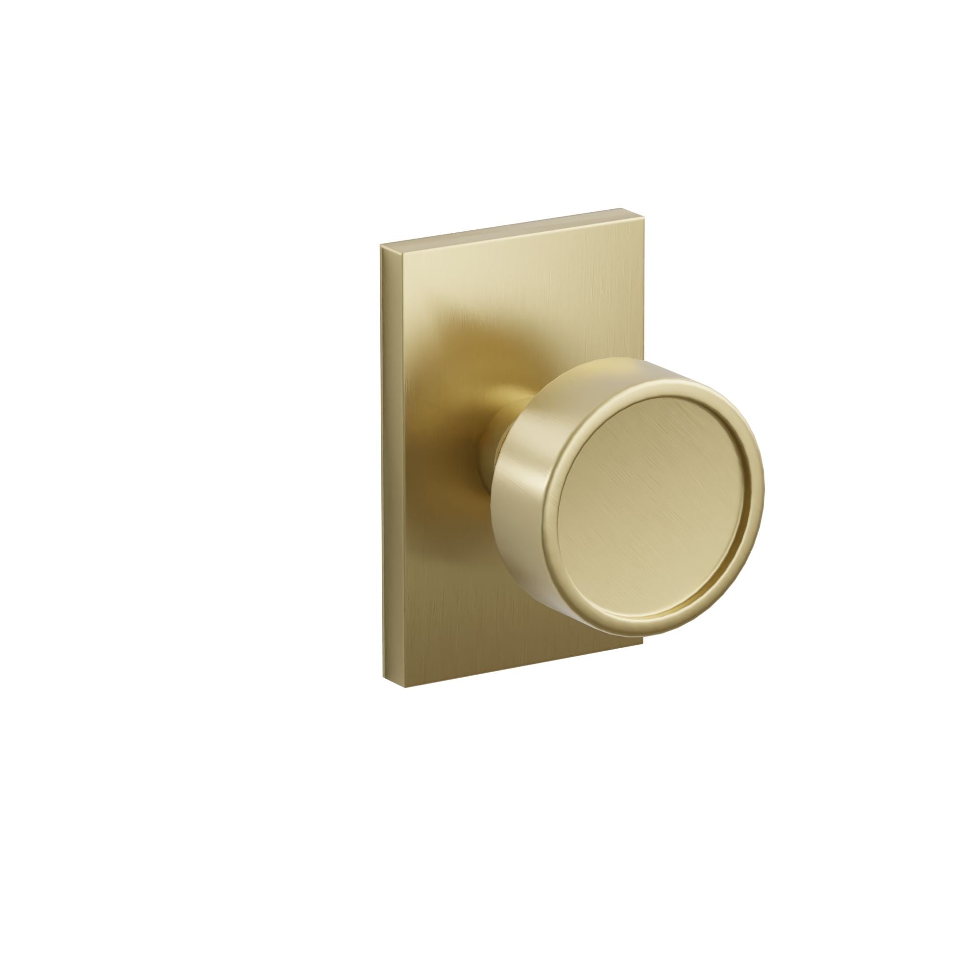 Emtek Verve Knob Set with Modern Rectangular Rosette