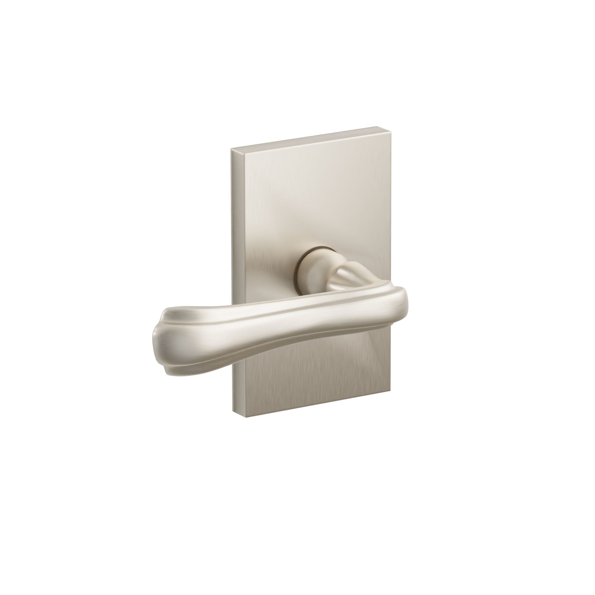 Emtek Turino Lever Set with Modern Rectangular Rosette