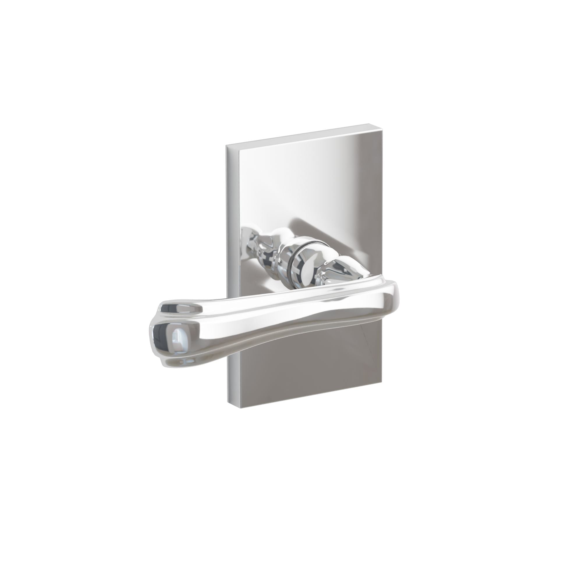 Emtek Turino Lever Set with Modern Rectangular Rosette
