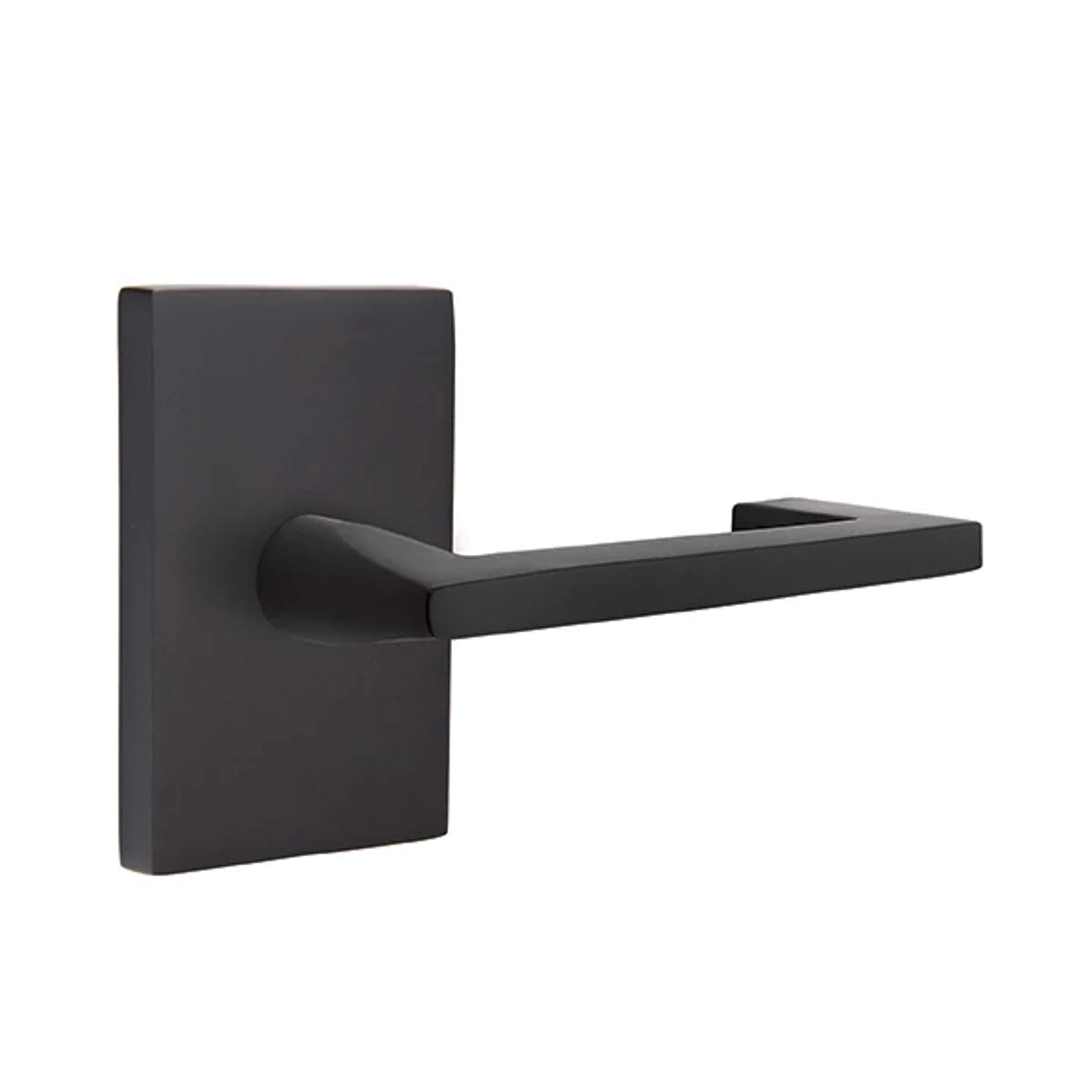 Emtek Argos Lever Set with Modern Rectangular Rosette
