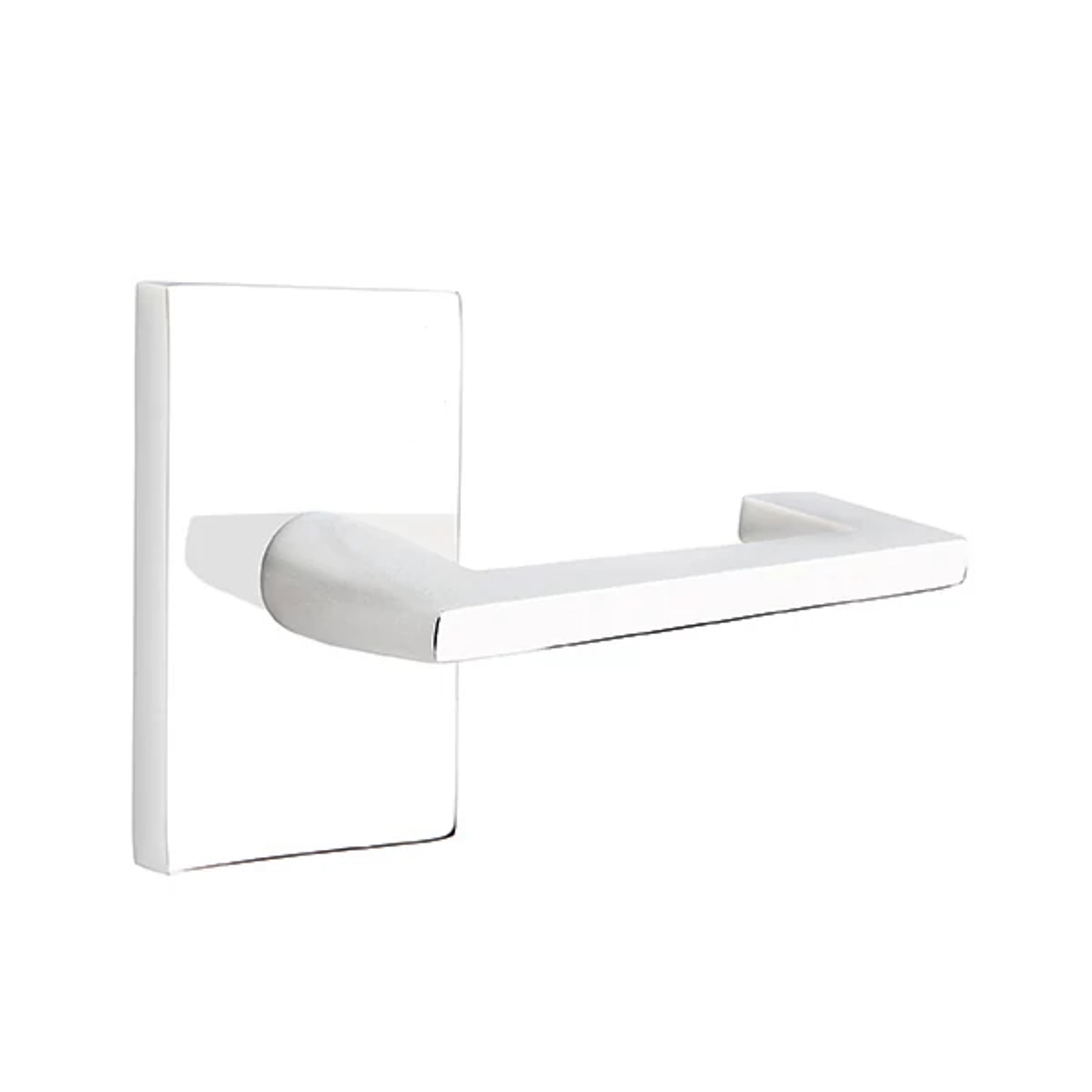 Emtek Concealed Fastener Argos Lever Set with Modern Rectangular Rosette