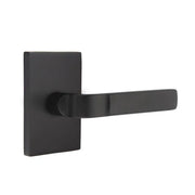 Emtek Concealed Fastener Aston Lever Set with Modern Rectangular Rosette