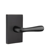 Emtek Basel Lever Set with Modern Rectangular Rosette