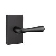 Emtek Concealed Fastener Basel Lever Set with Modern Rectangular Rosette