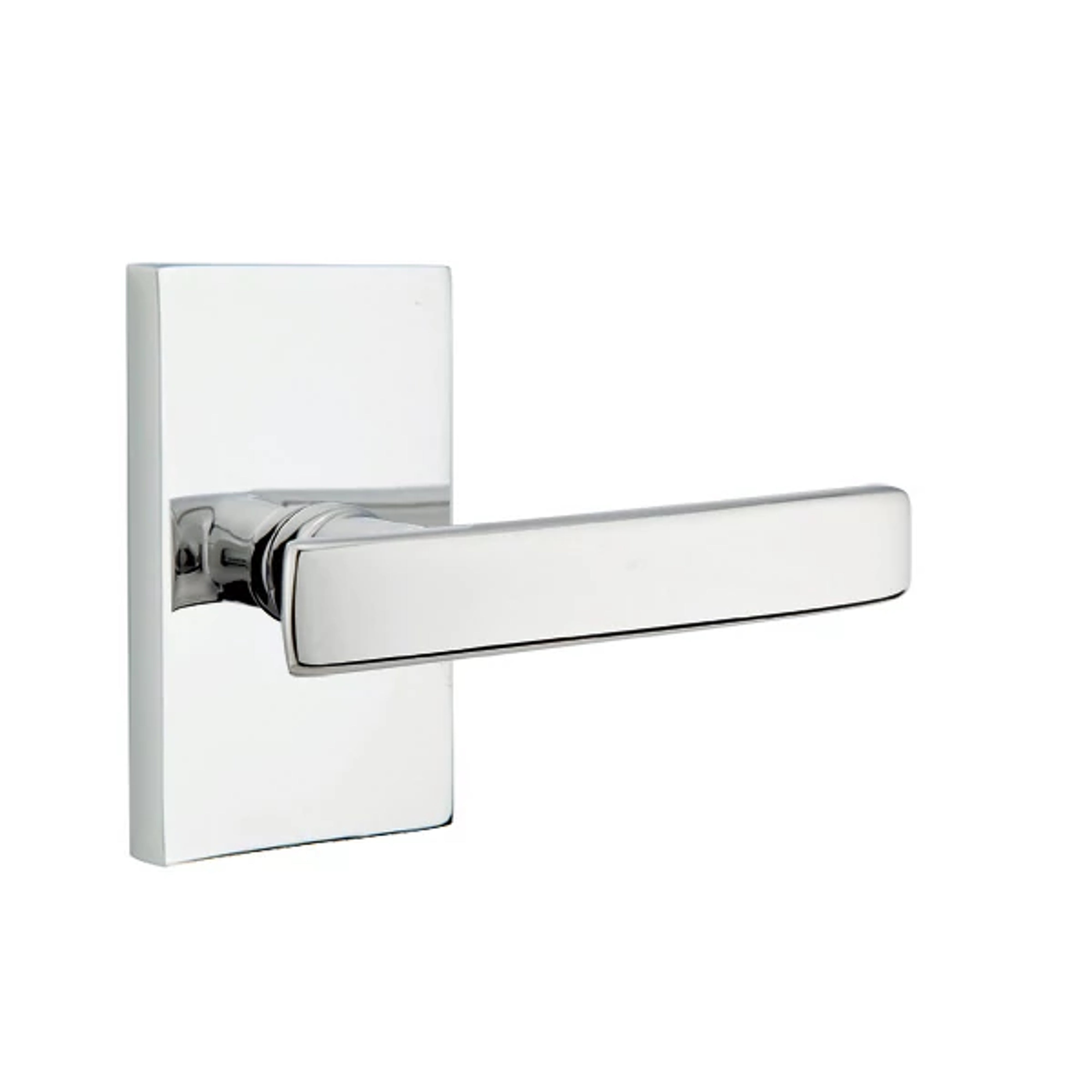 Emtek Concealed Fastener Geneva Lever Set with Modern Rectangular Rosette