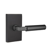 Emtek Concealed Fastener Hercules Lever Set with Modern Rectangular Rosette
