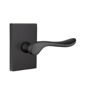 Emtek Concealed Fastener Luzern Lever Set with Modern Rectangular Rosette