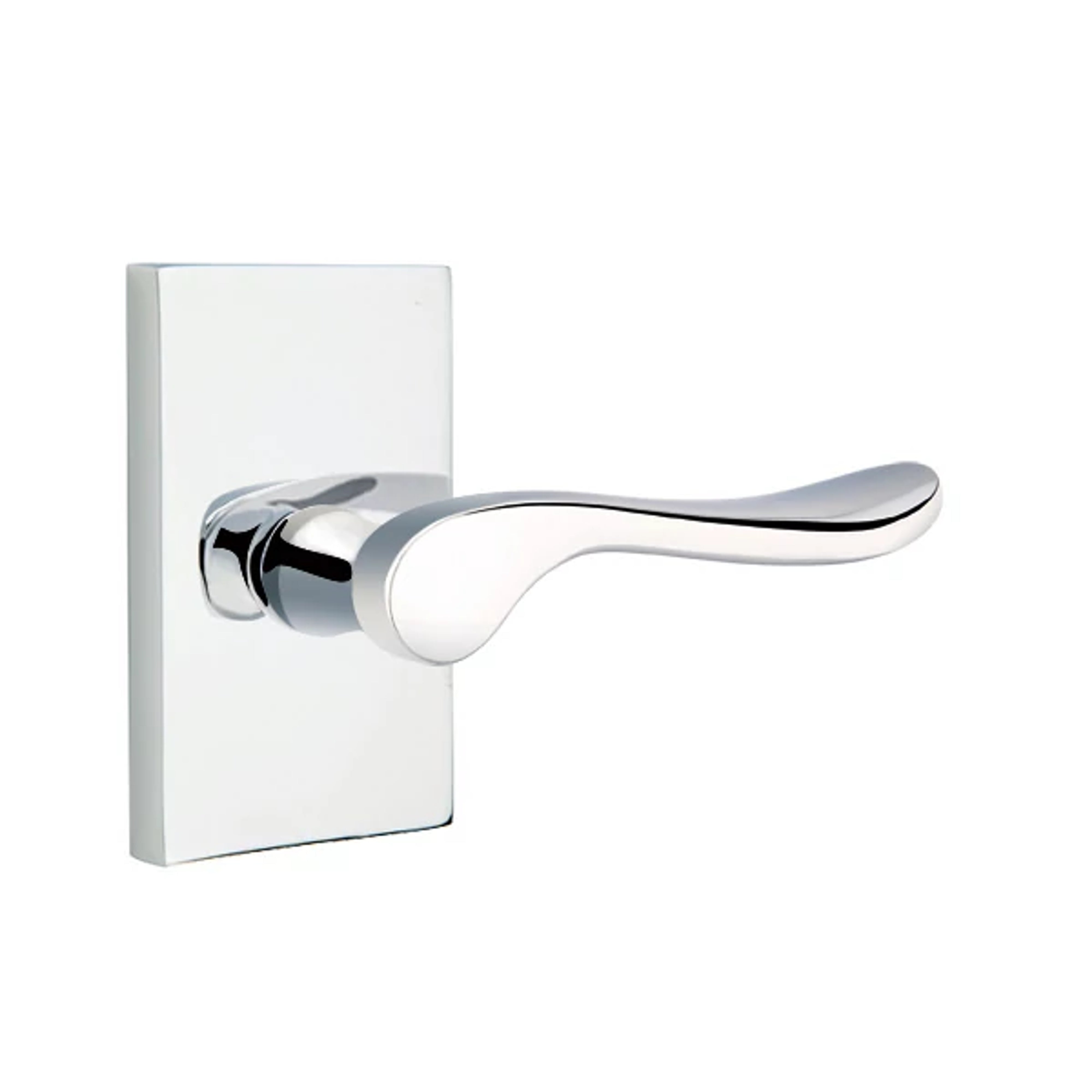 Emtek Luzern Lever Set with Modern Rectangular Rosette