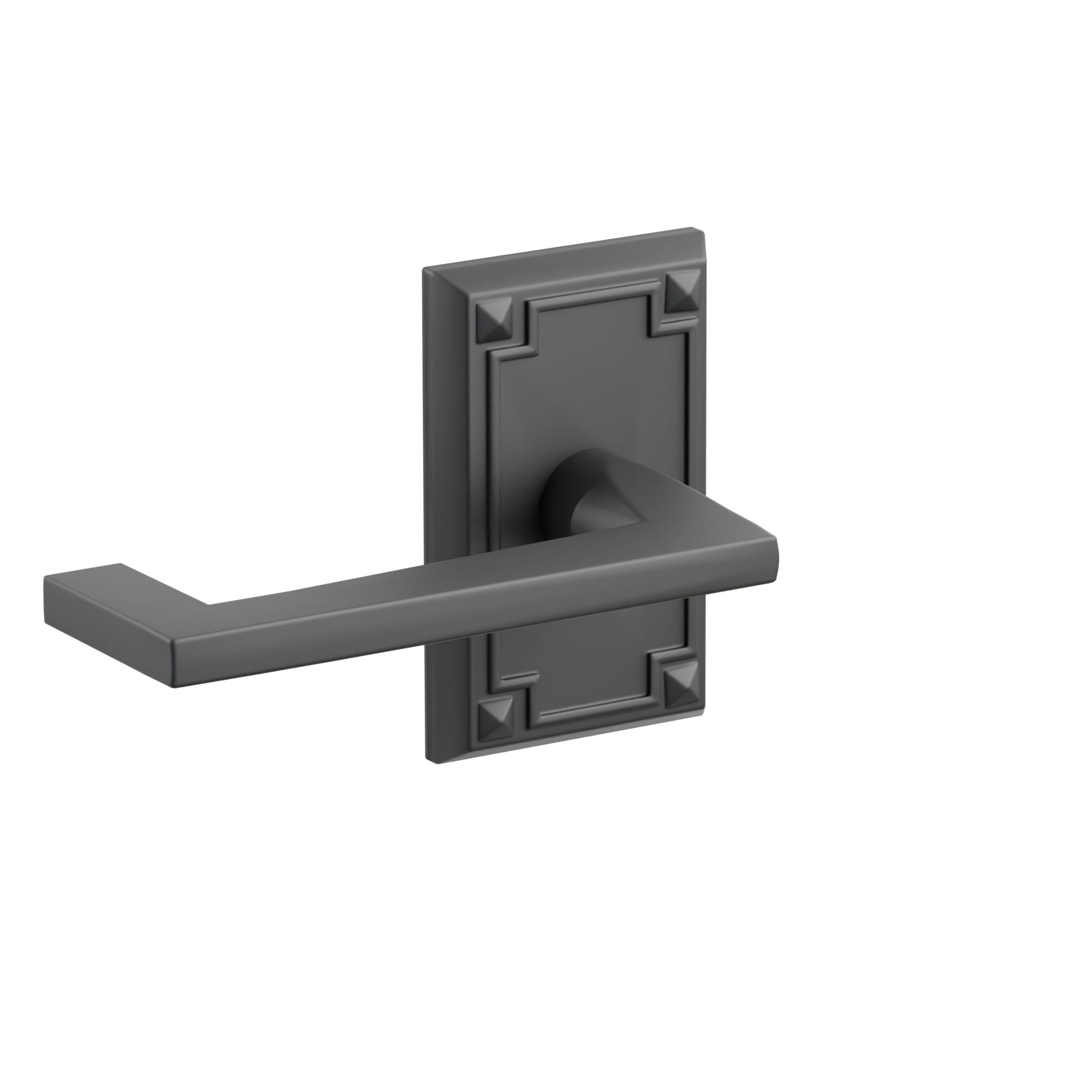 Emtek Concealed Fastener Argos Lever Set With Arts & Crafts Rosette