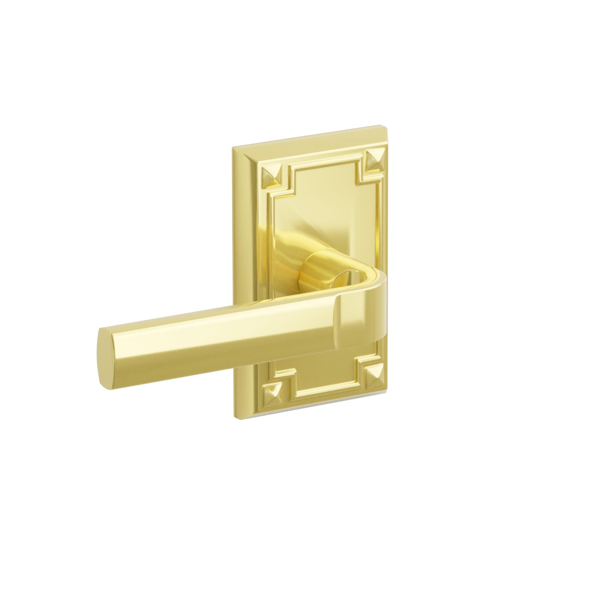 Emtek Argos Lever Set with Arts & Crafts Rosette