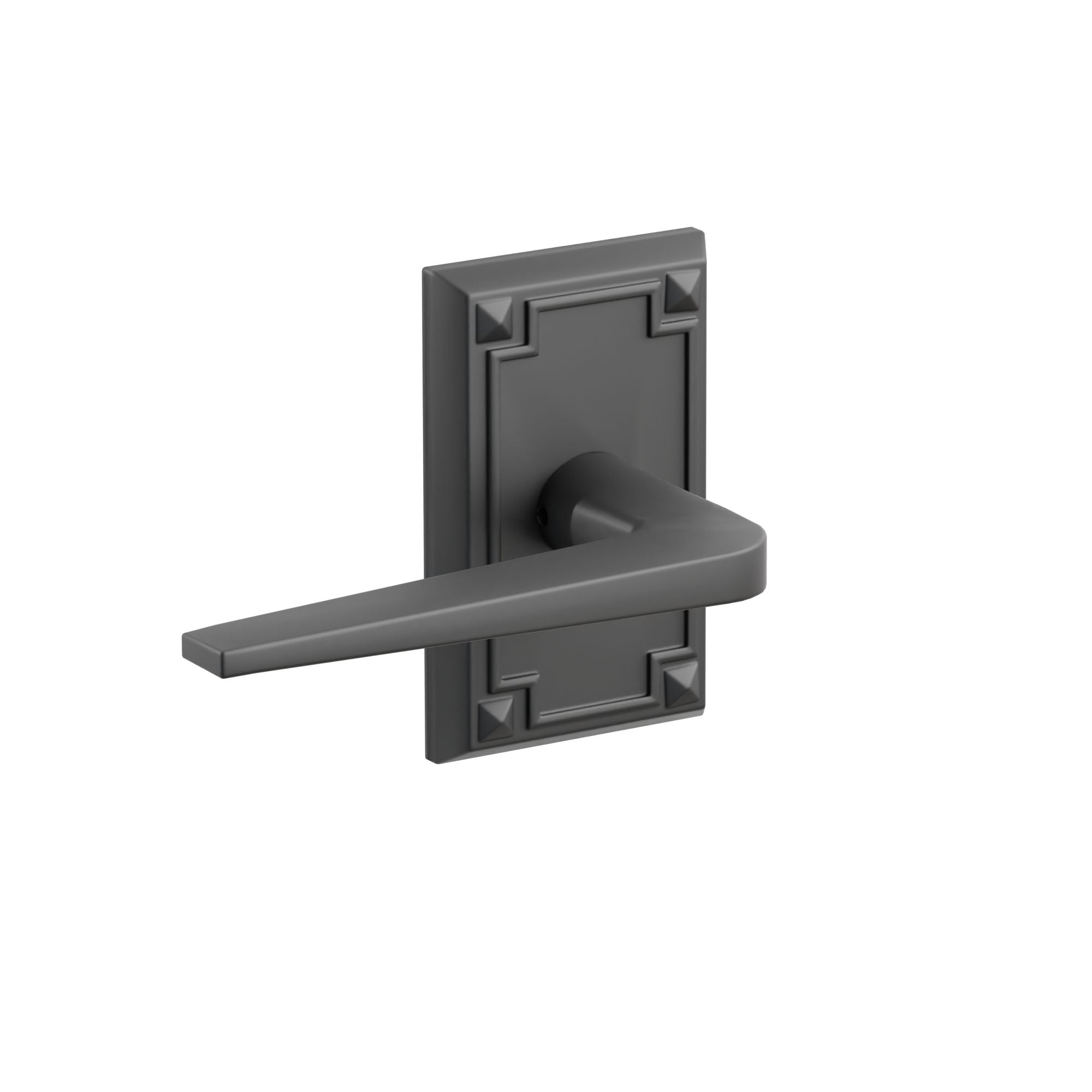 Emtek Concealed Fastener Athena Lever Set With Arts & Crafts Rosette