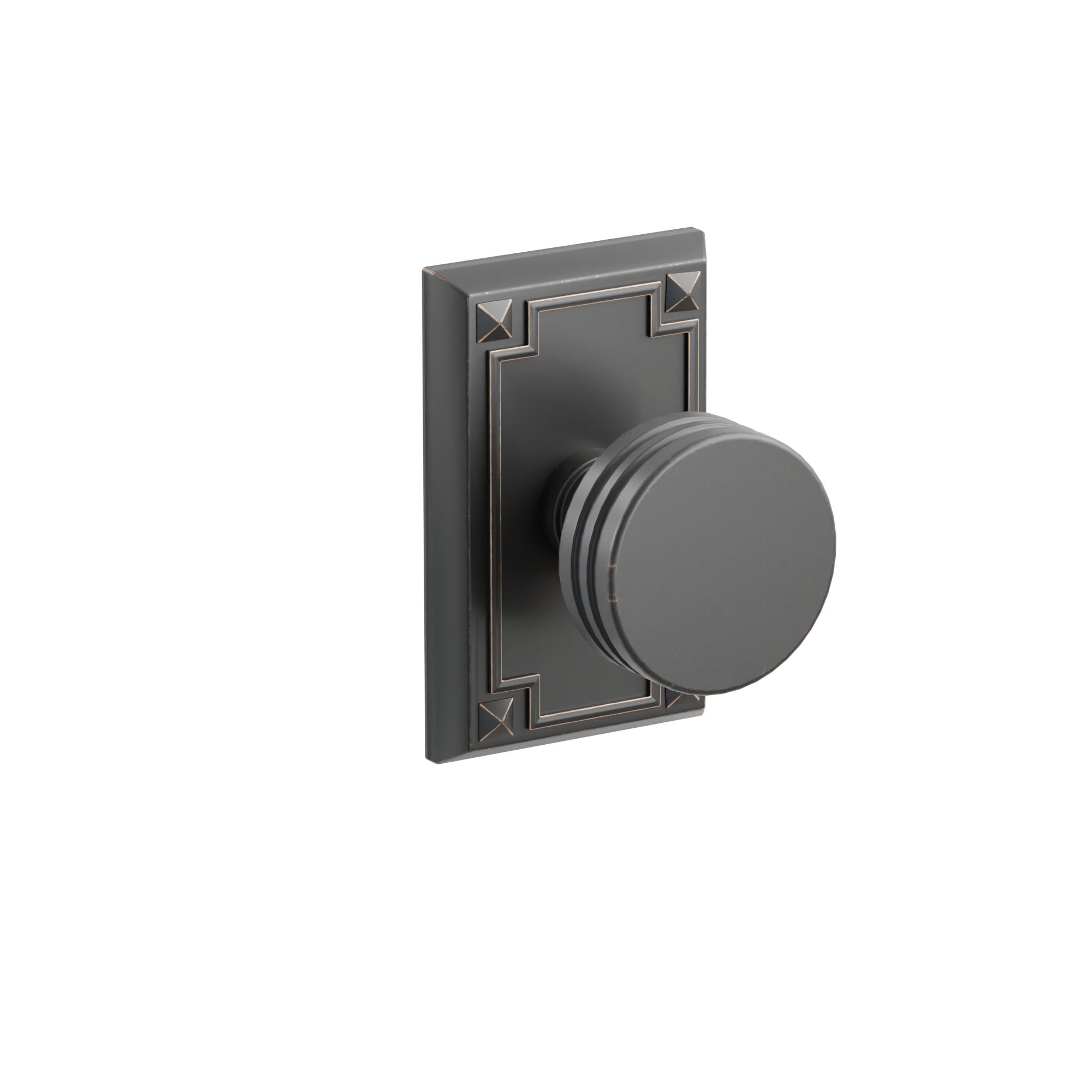 Emtek Concealed Fastener Bern Knob Set With Arts & Crafts Rosette