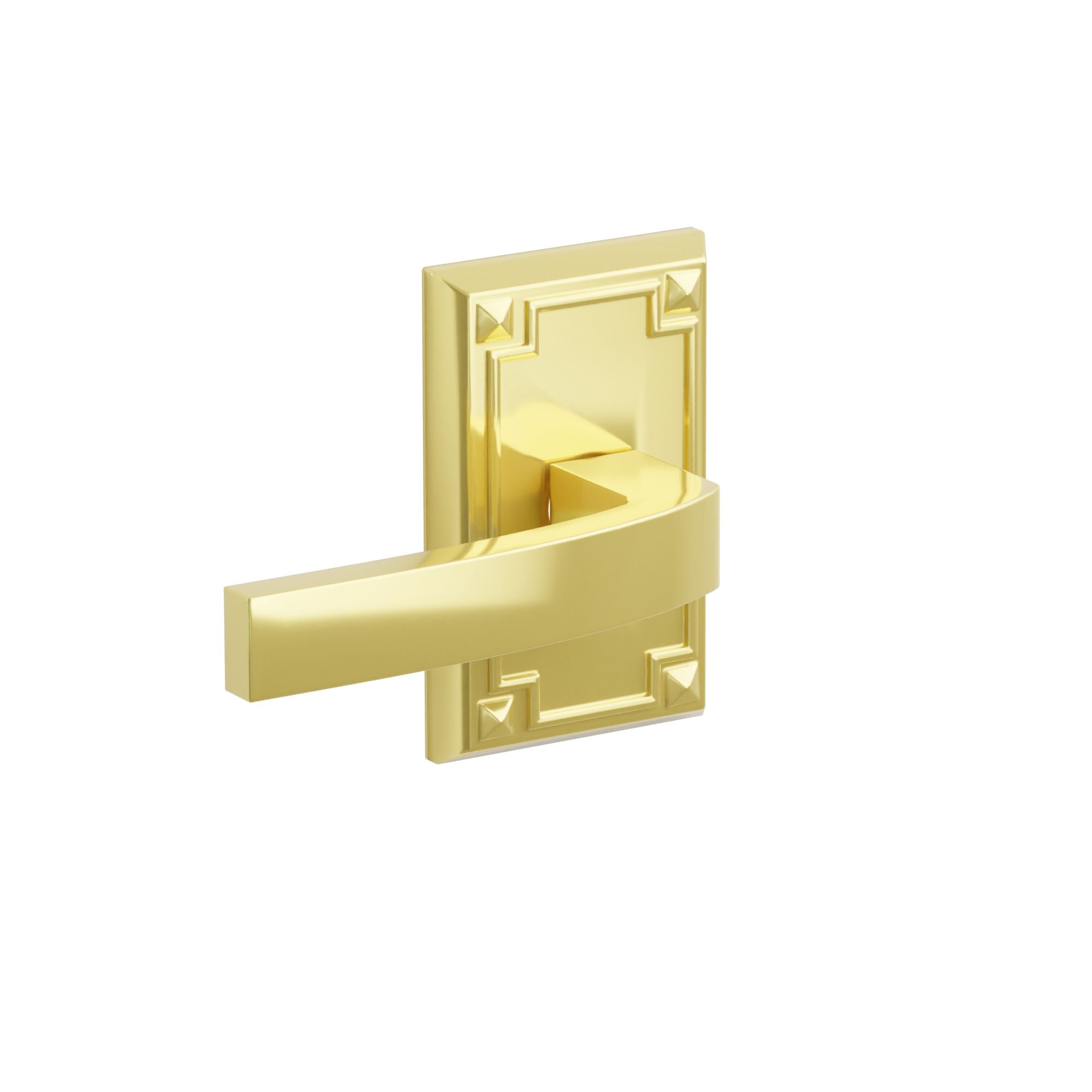 Emtek Concealed Fastener Breslin Lever Set With Arts & Crafts Rosette