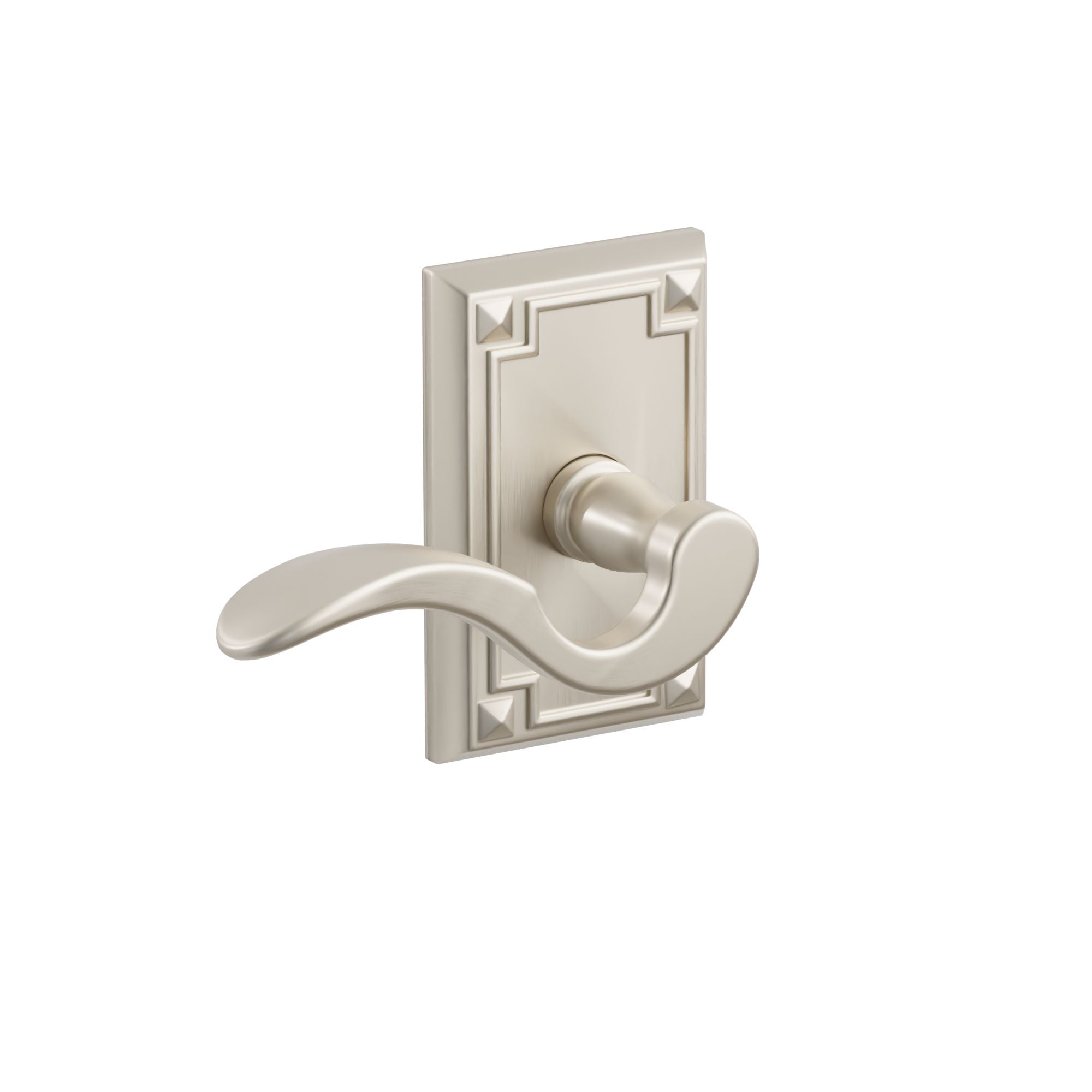 Emtek Athena Lever Set with Arts & Crafts Rosette