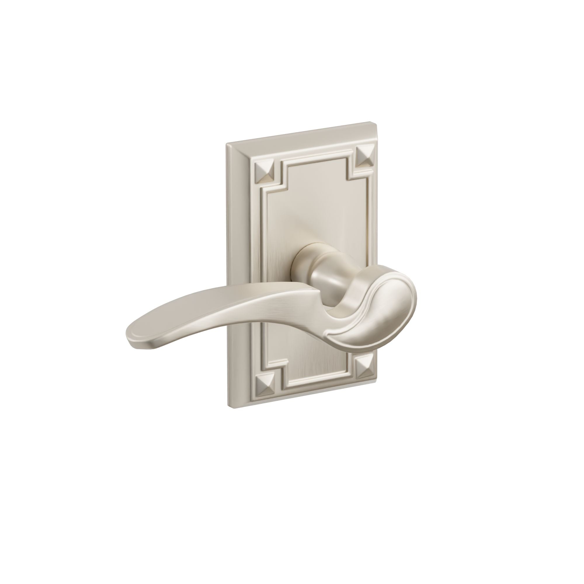 Emtek Basel Lever Set with Arts & Crafts Rosette