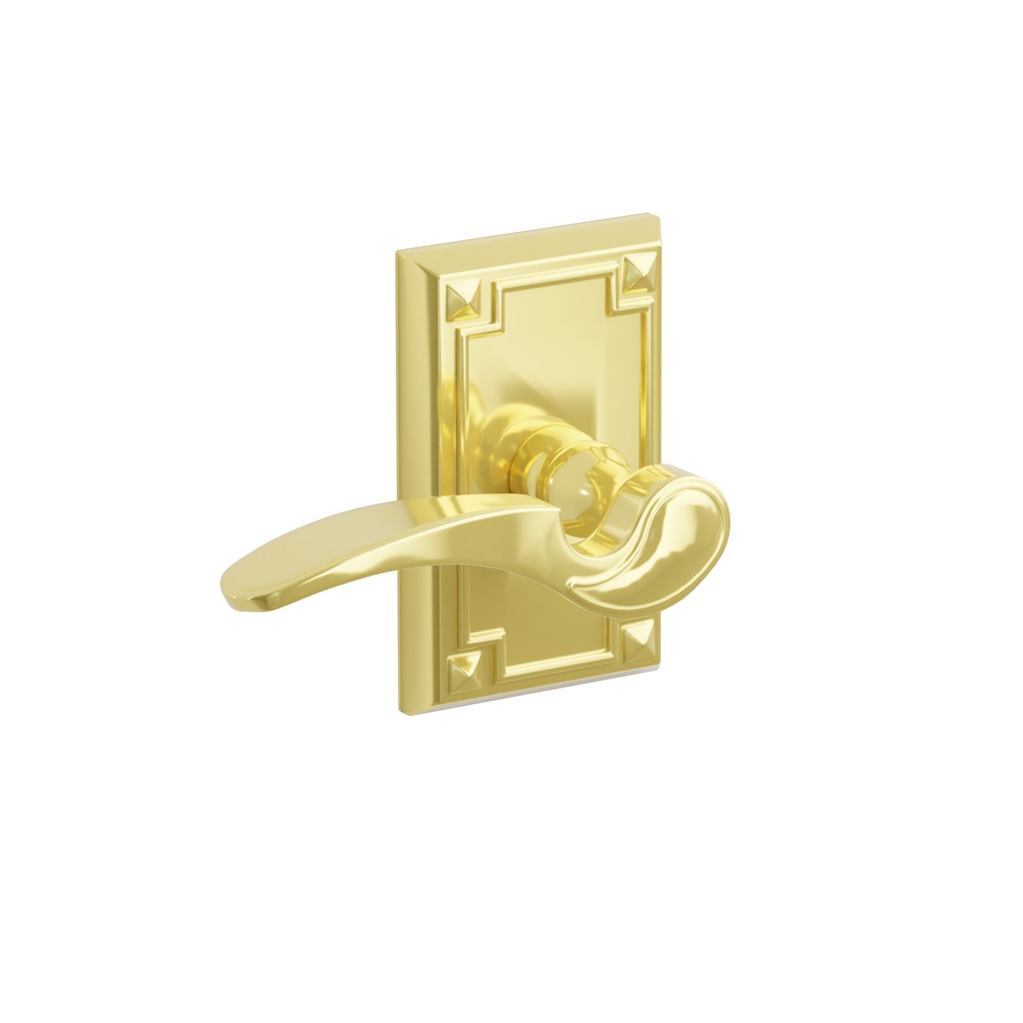 Emtek Concealed Fastener Coventry Lever Set With Arts & Crafts Rosette