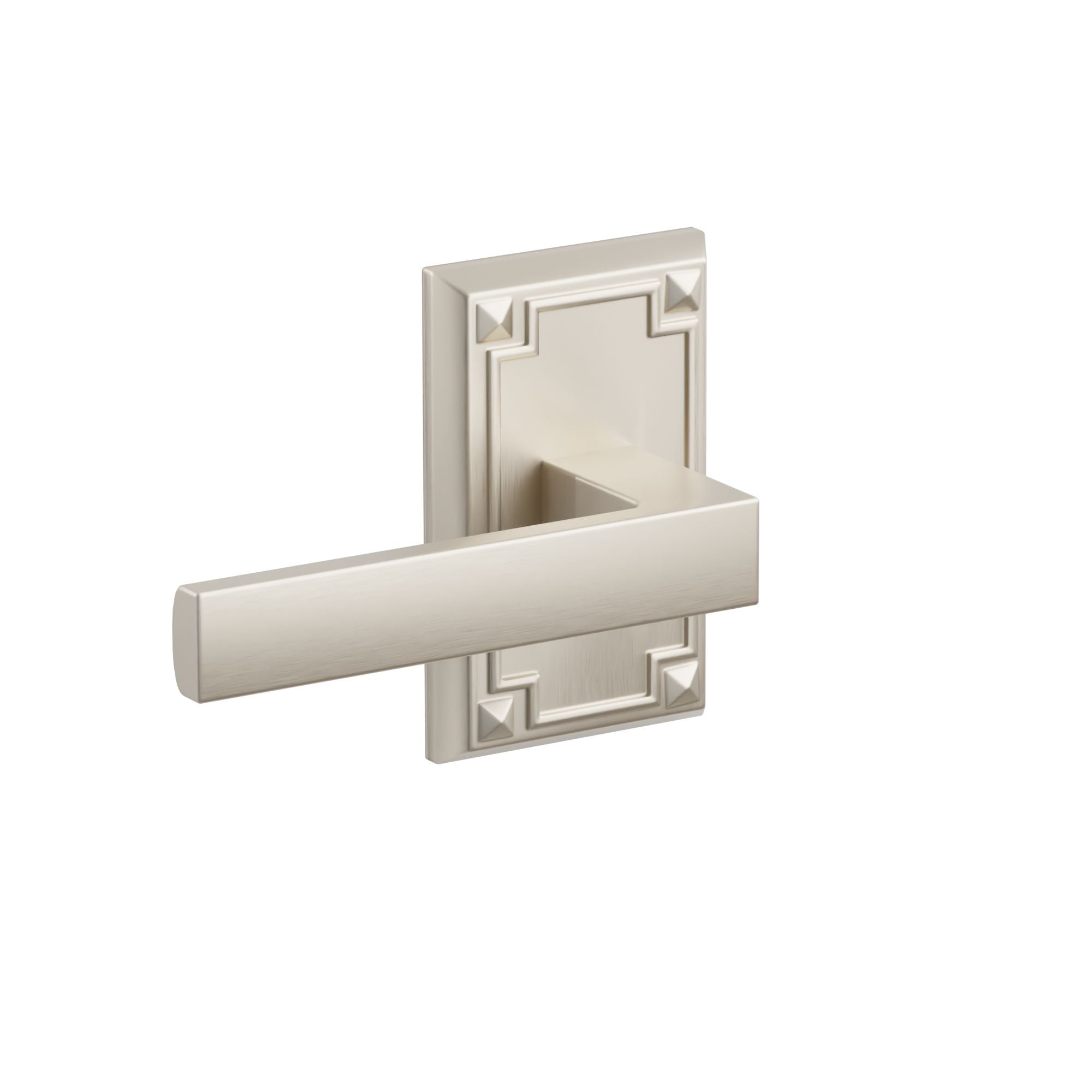 Emtek Concealed Fastener Dumont Lever Set With Arts & Crafts Rosette