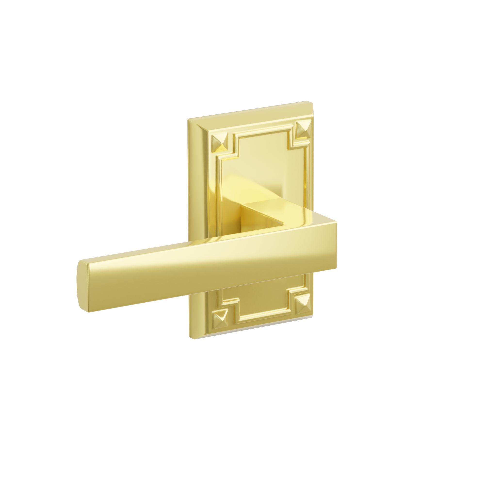 Emtek Concealed Fastener Dumont Lever Set With Arts & Crafts Rosette