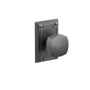 Emtek Freestone Knob Set with Arts & Crafts Rosette