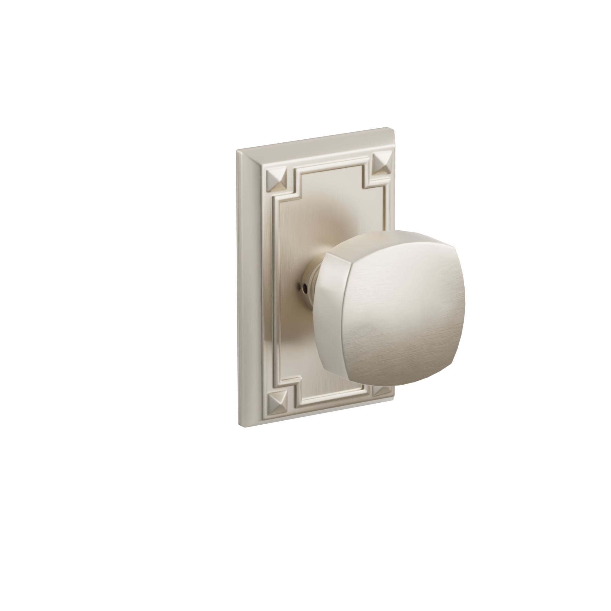 Emtek Concealed Fastener Freestone Knob Set With Arts & Crafts Rosette