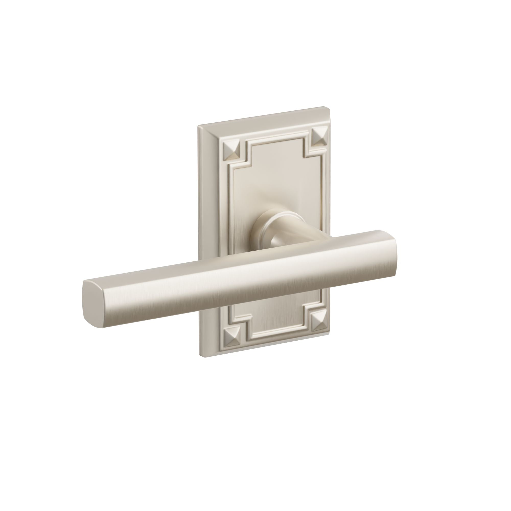 Emtek Concealed Fastener Freestone Lever Set With Arts & Crafts Rosette