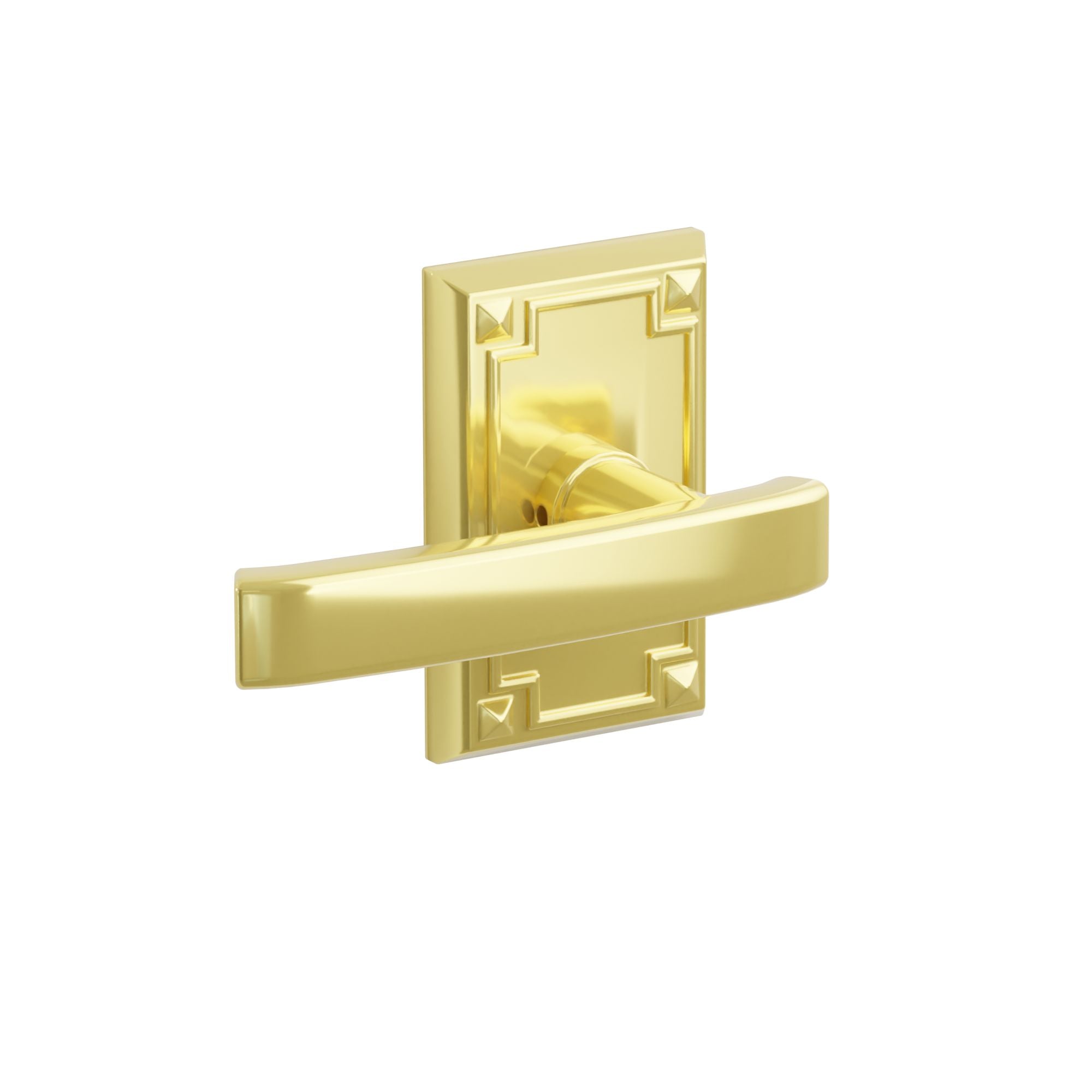 Emtek Concealed Fastener Geneva Lever Set With Arts & Crafts Rosette