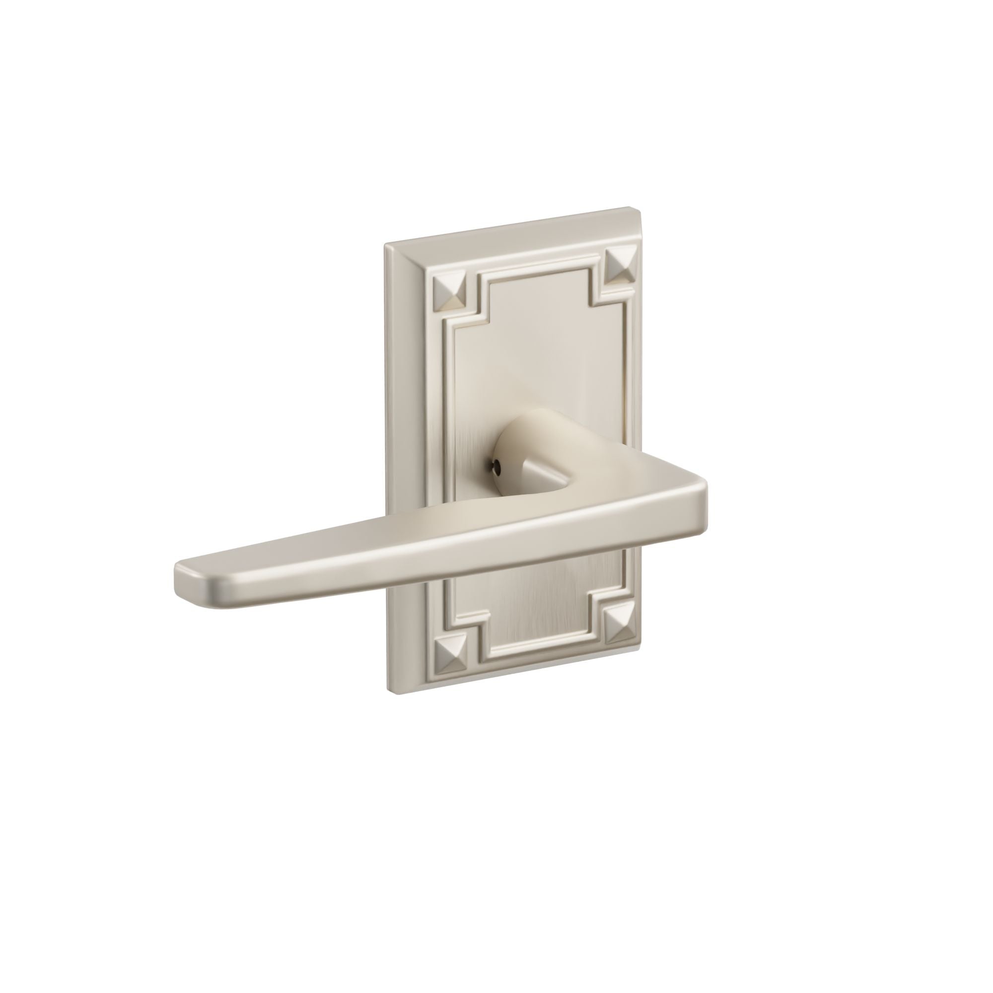 Emtek Hermes Lever Set with Arts & Crafts Rosette