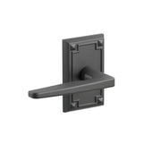 Emtek Concealed Fastener Hermes Lever Set With Arts & Crafts Rosette