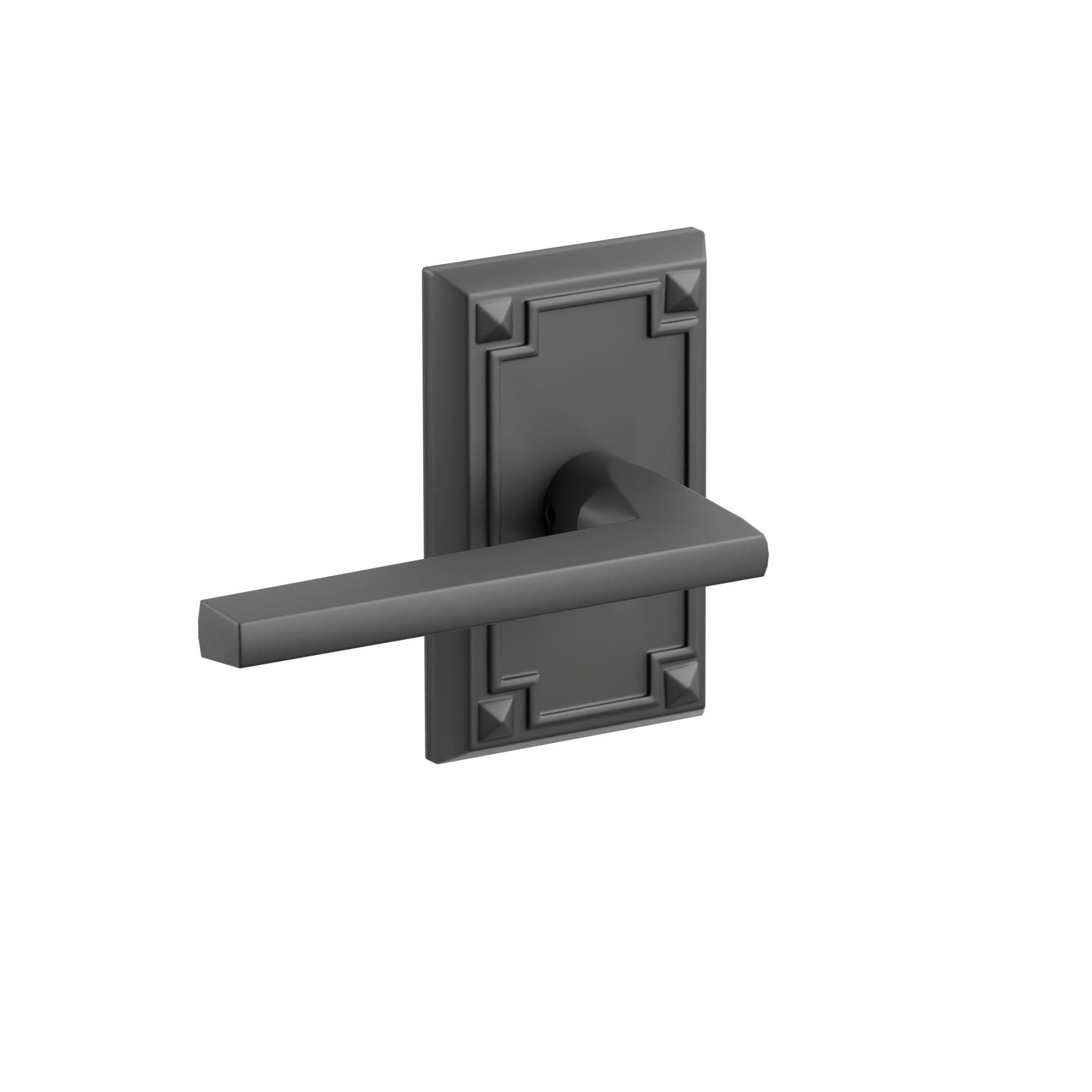 Emtek Concealed Fastener Helios Lever Set With Arts & Crafts Rosette