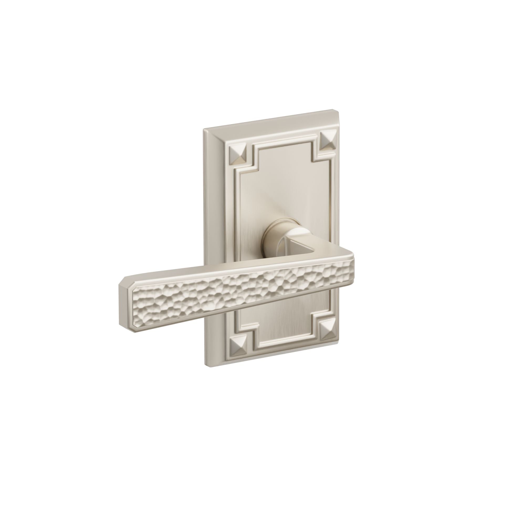 Emtek Helios Lever Set with Arts & Crafts Rosette