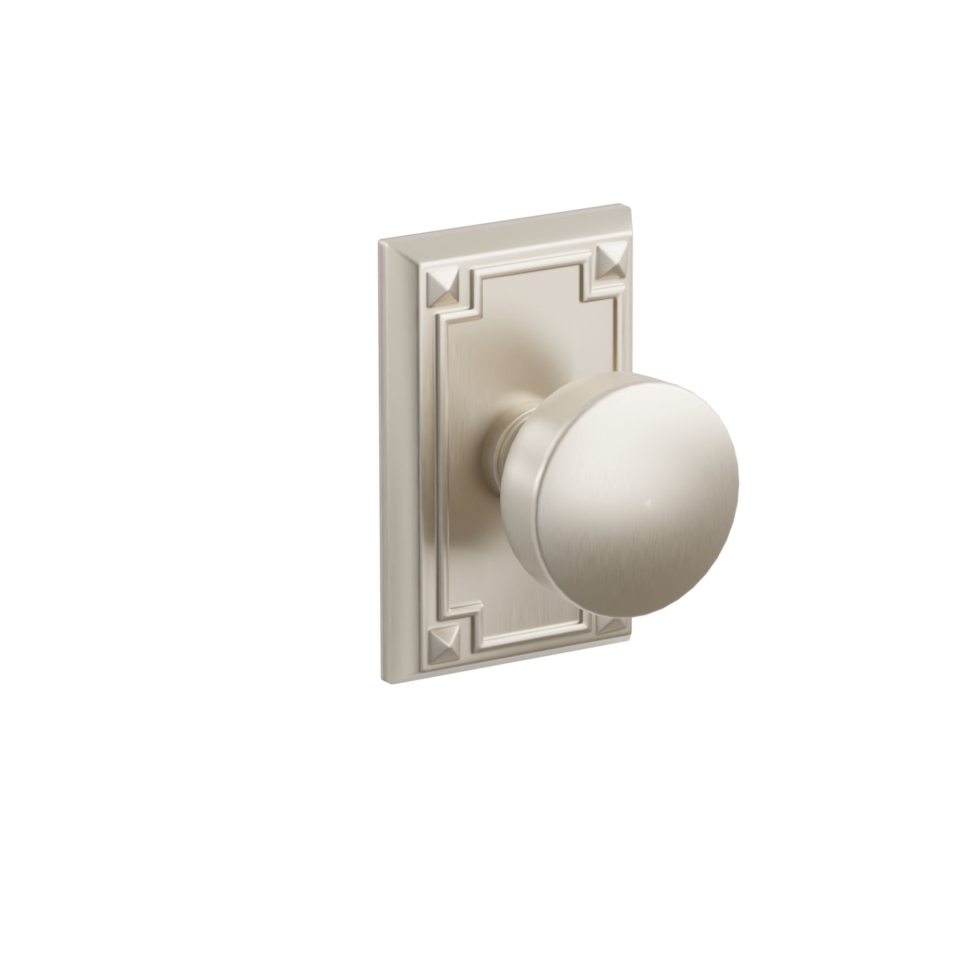 Emtek Concealed Fastener Laurent Knob Set With Arts & Crafts Rosette