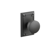 Emtek Concealed Fastener Laurent Knob Set With Arts & Crafts Rosette