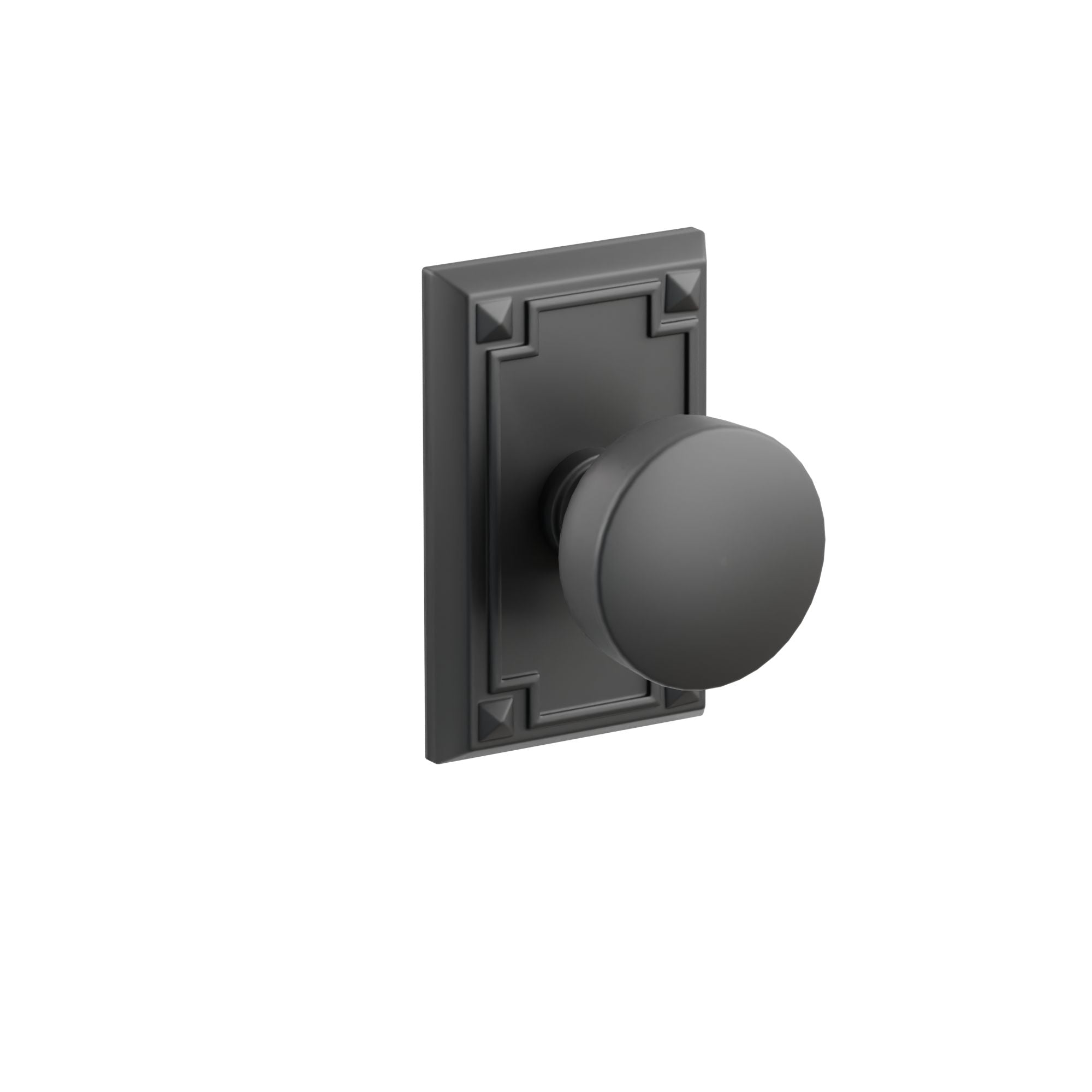 Emtek Concealed Fastener Laurent Knob Set With Arts & Crafts Rosette