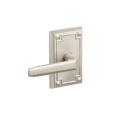 Emtek Manning Lever Set with Arts & Crafts Rosette