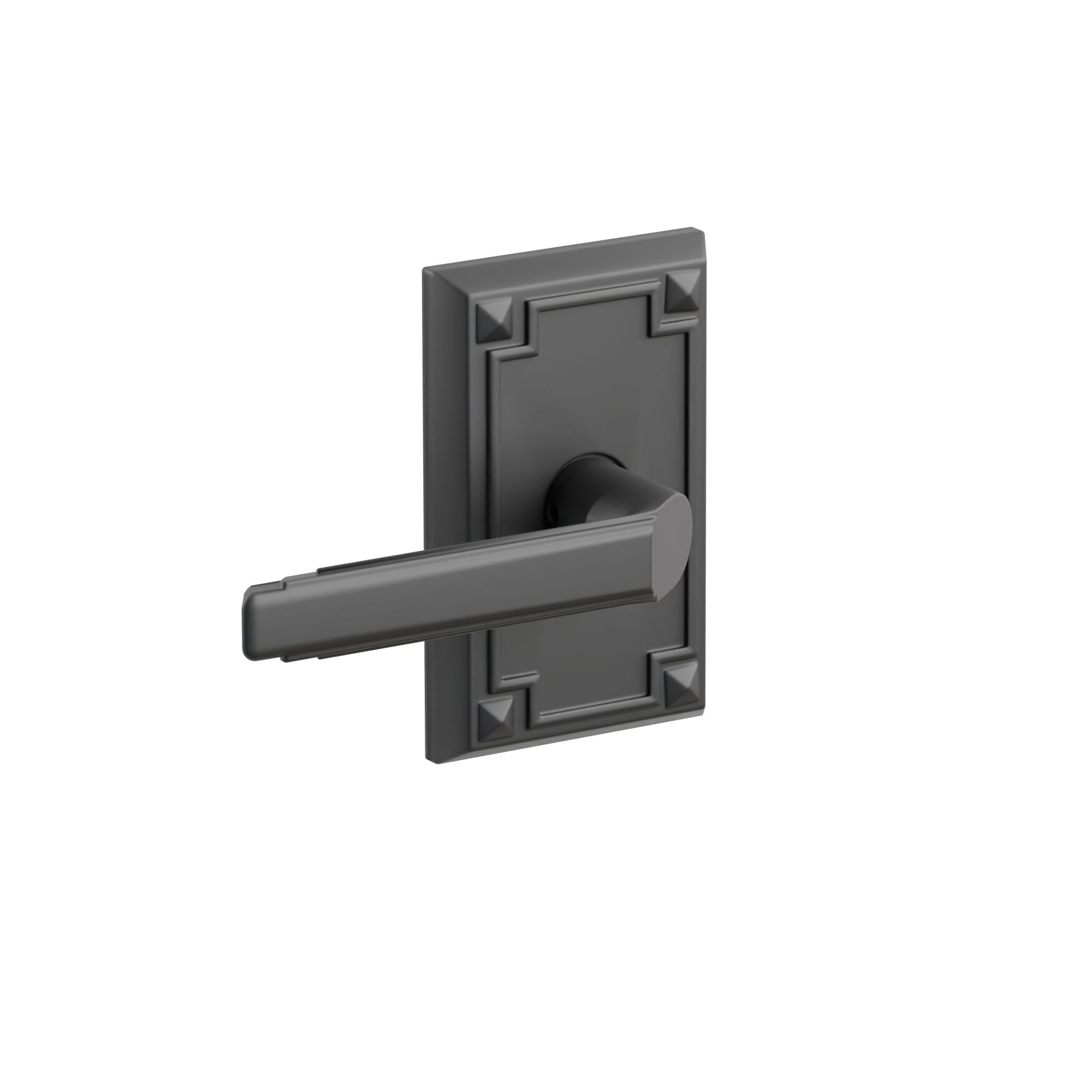 Emtek Manning Lever Set with Arts & Crafts Rosette