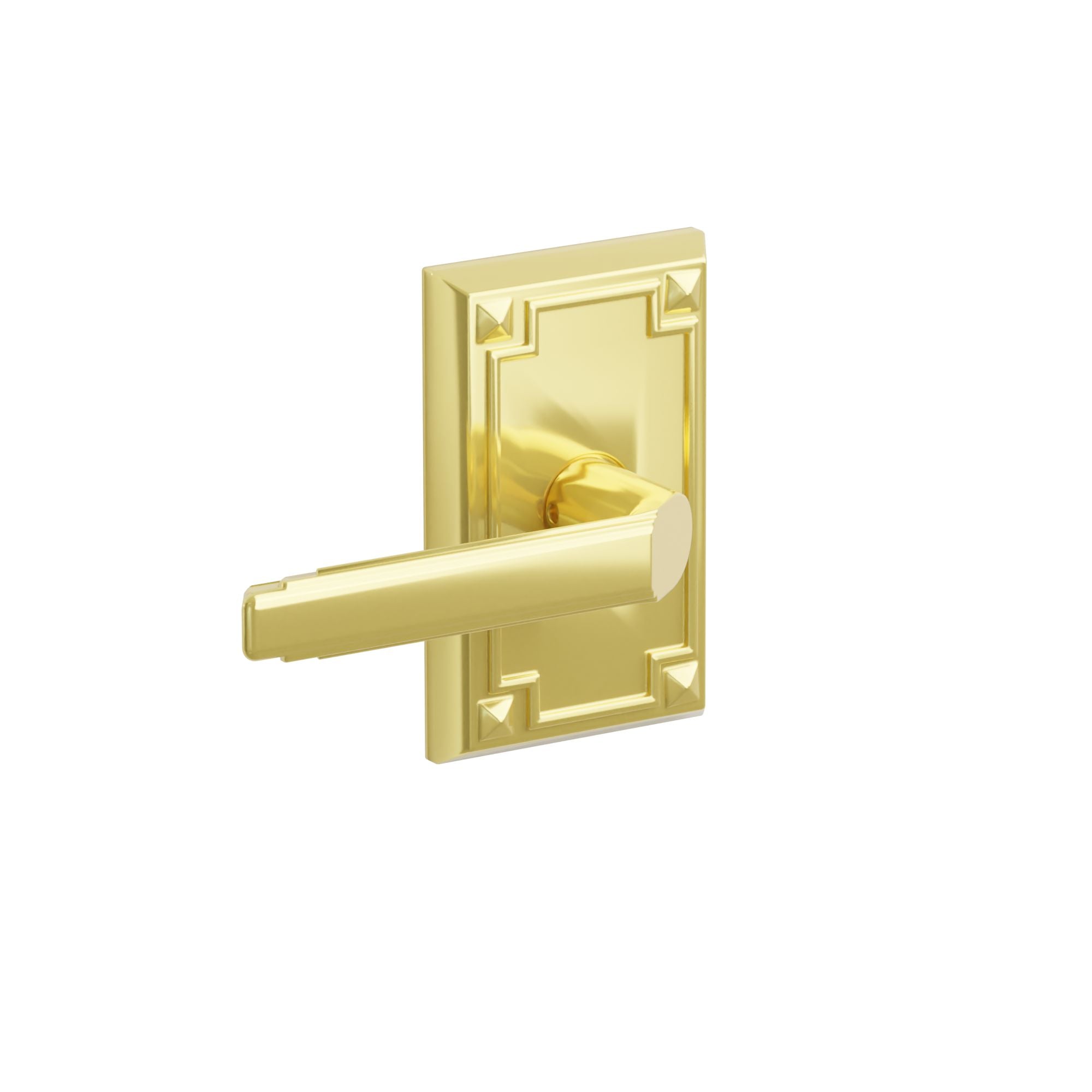 Emtek Concealed Fastener Milano Lever Set With Arts & Crafts Rosette