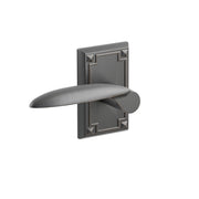 Emtek Helios Lever Set with Arts & Crafts Rosette