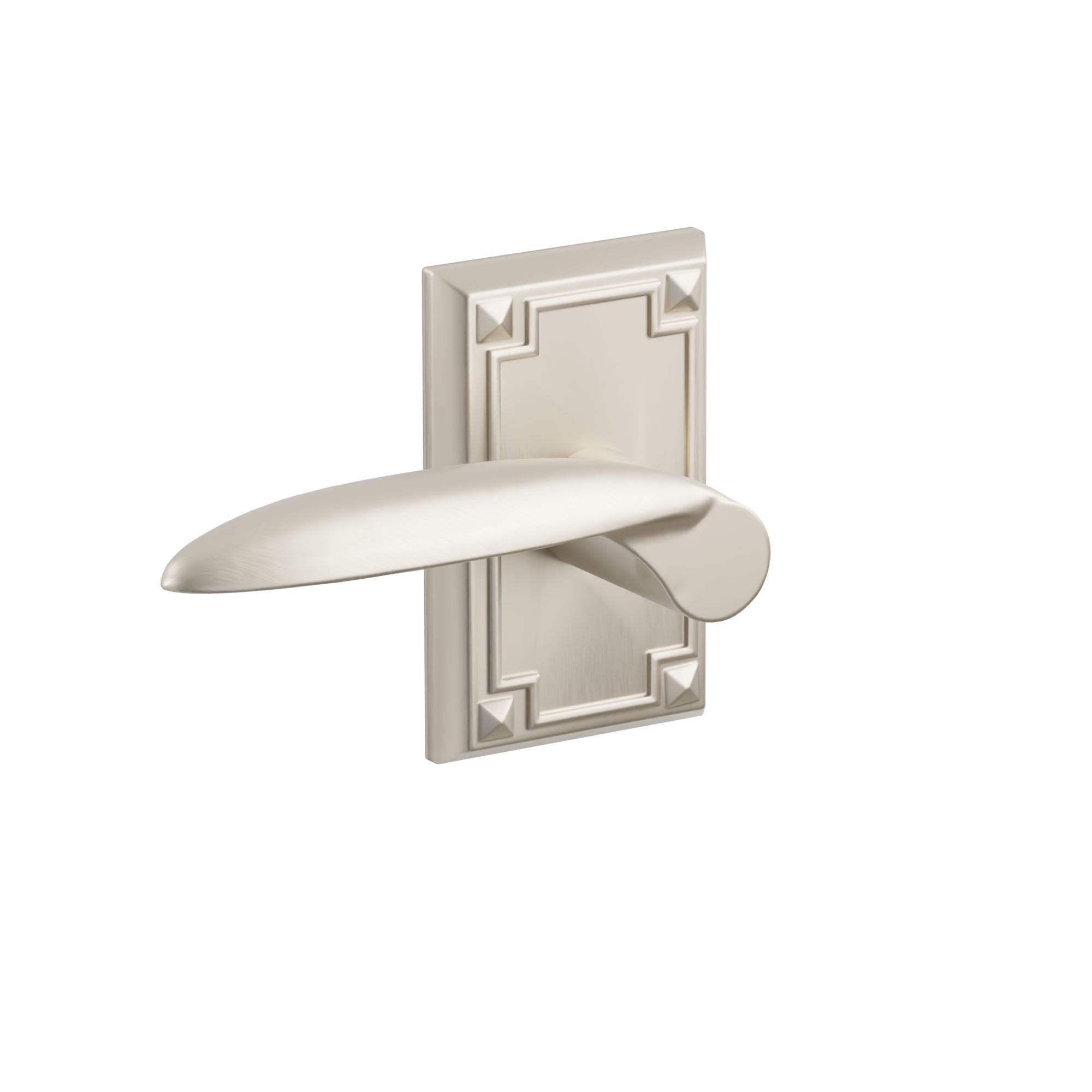 Emtek Concealed Fastener Mercury Lever Set With Arts & Crafts Rosette