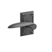 Emtek Concealed Fastener Mercury Lever Set With Arts & Crafts Rosette