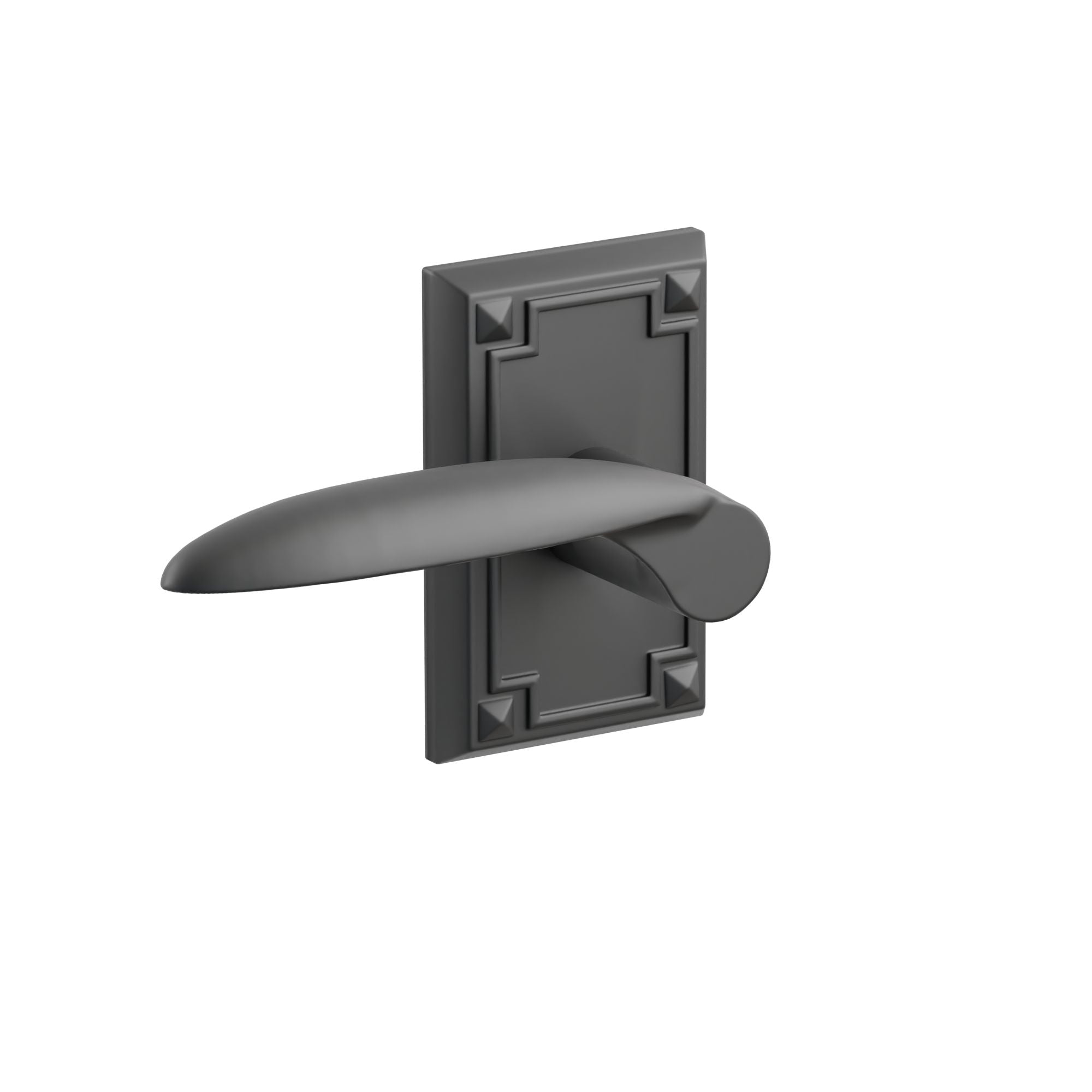 Emtek Concealed Fastener Mercury Lever Set With Arts & Crafts Rosette