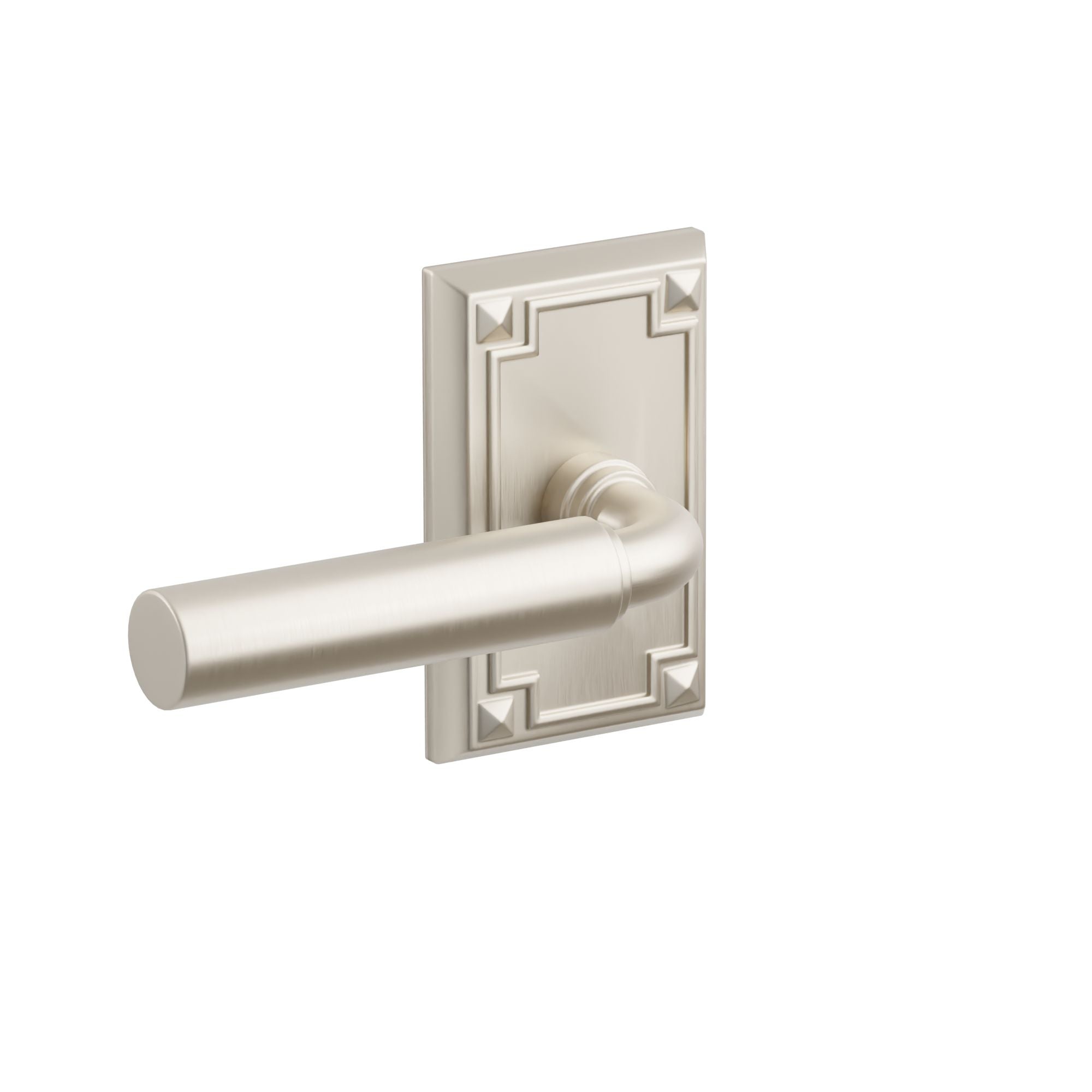 Emtek Concealed Fastener Manning Lever Set With Arts & Crafts Rosette